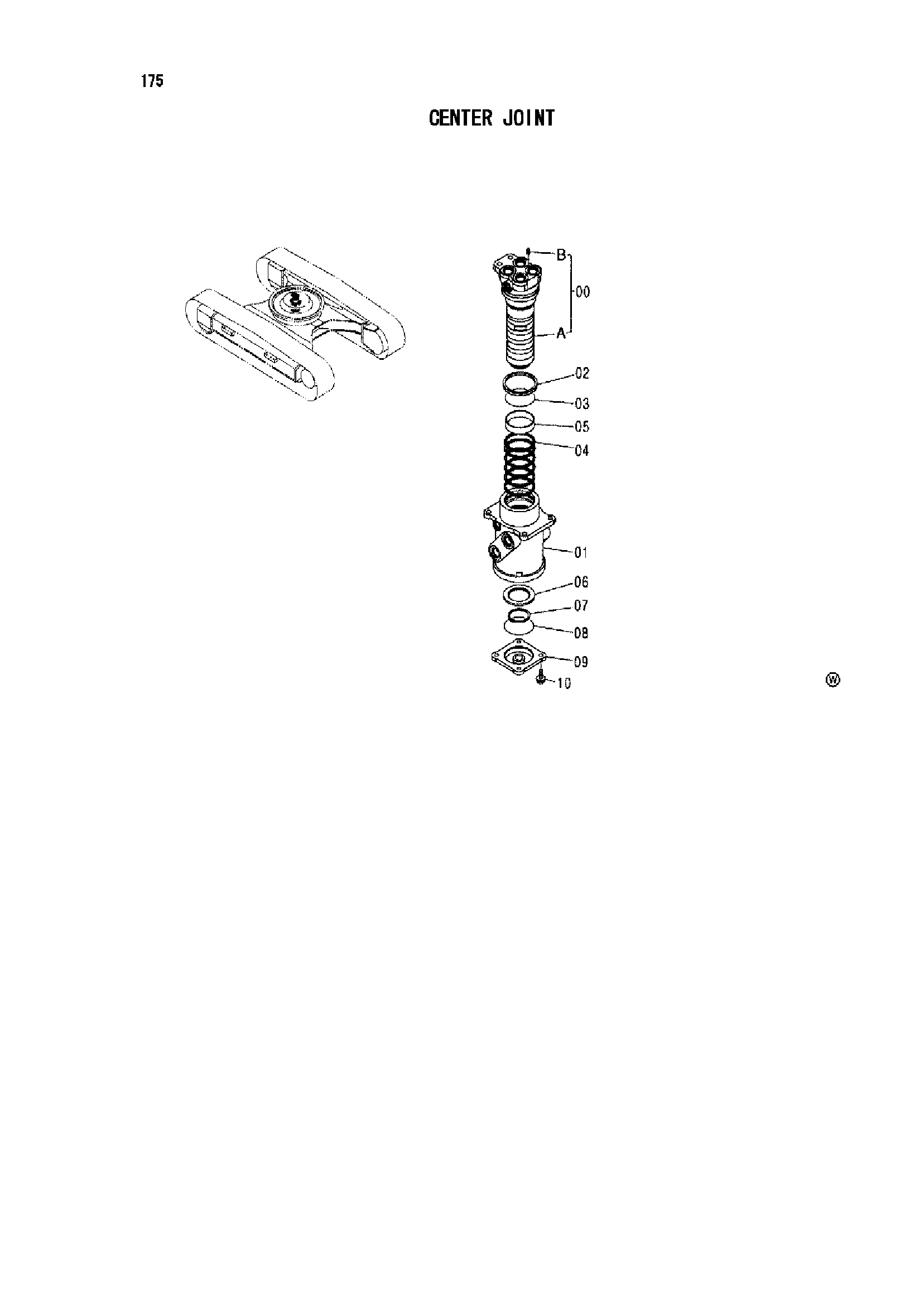 Схема Центральный коллектор HITACHI IZX210F