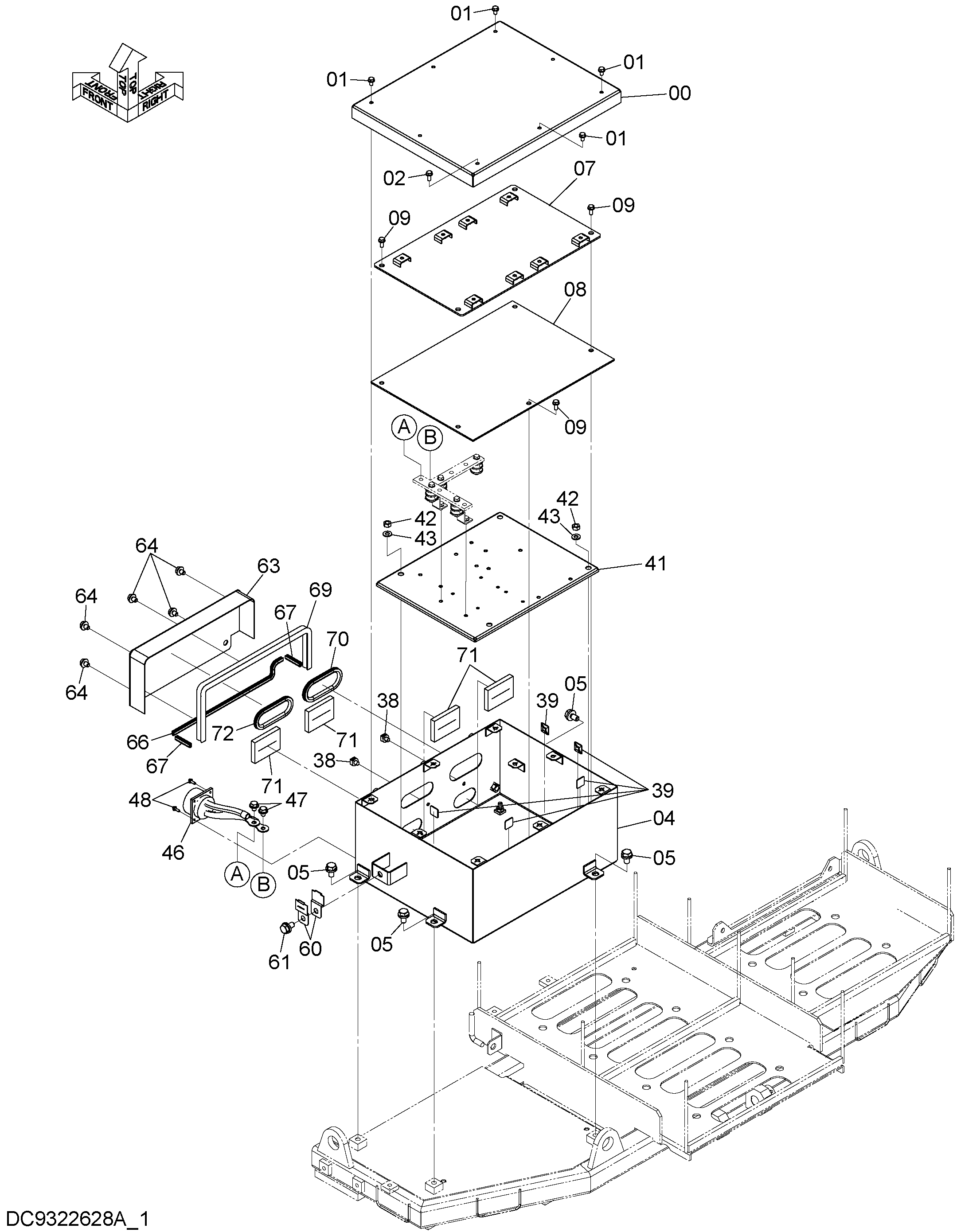 Схема Контроллер (1) HITACHI ZX35B