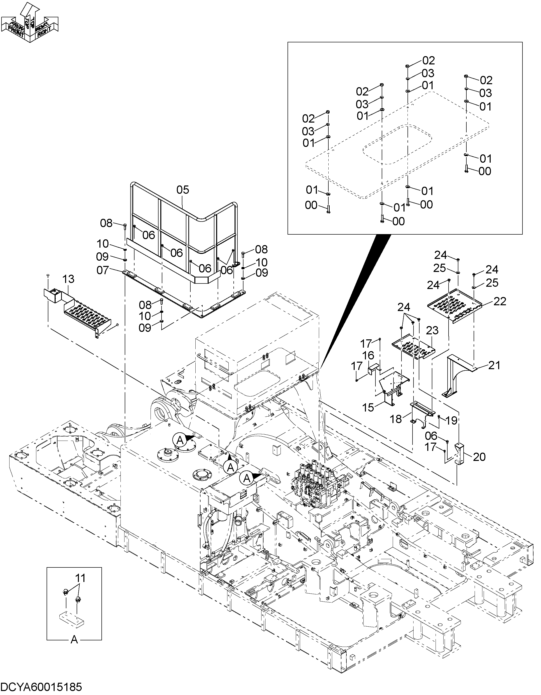 Схема Базовый (компрессор)(2) HITACHI EX1200-6