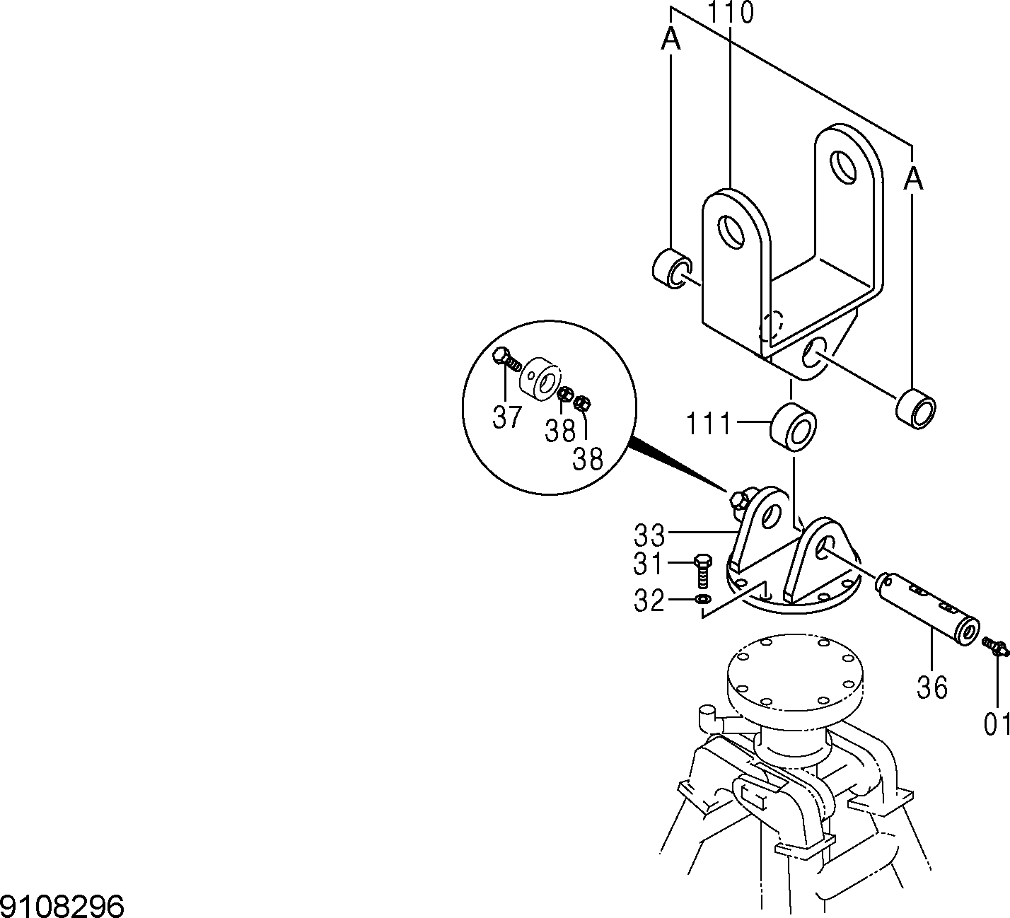 Схема Грейфер ковш (3) HITACHI ZX210LCK-5G