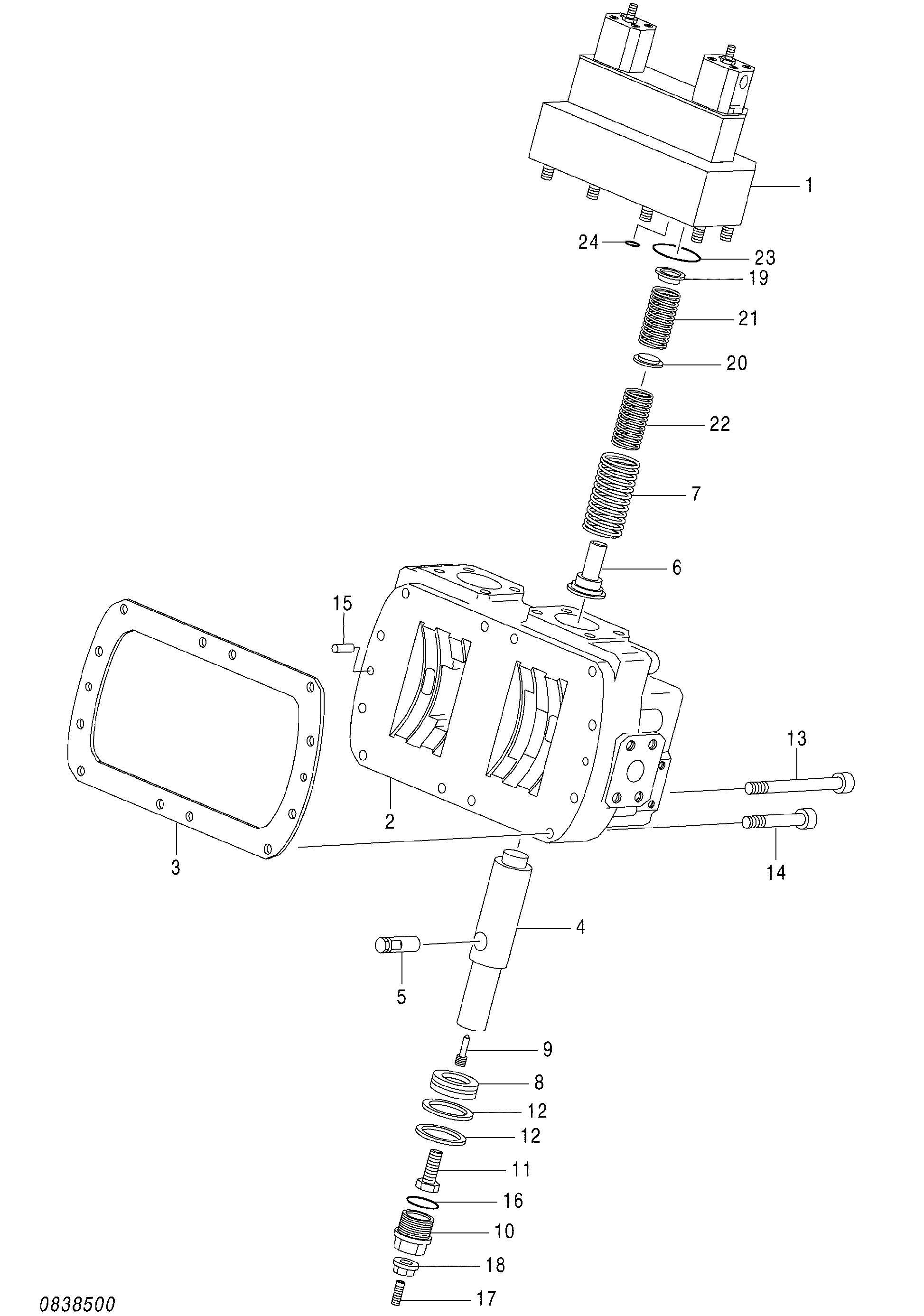 Схема Управление группа HITACHI ZX160