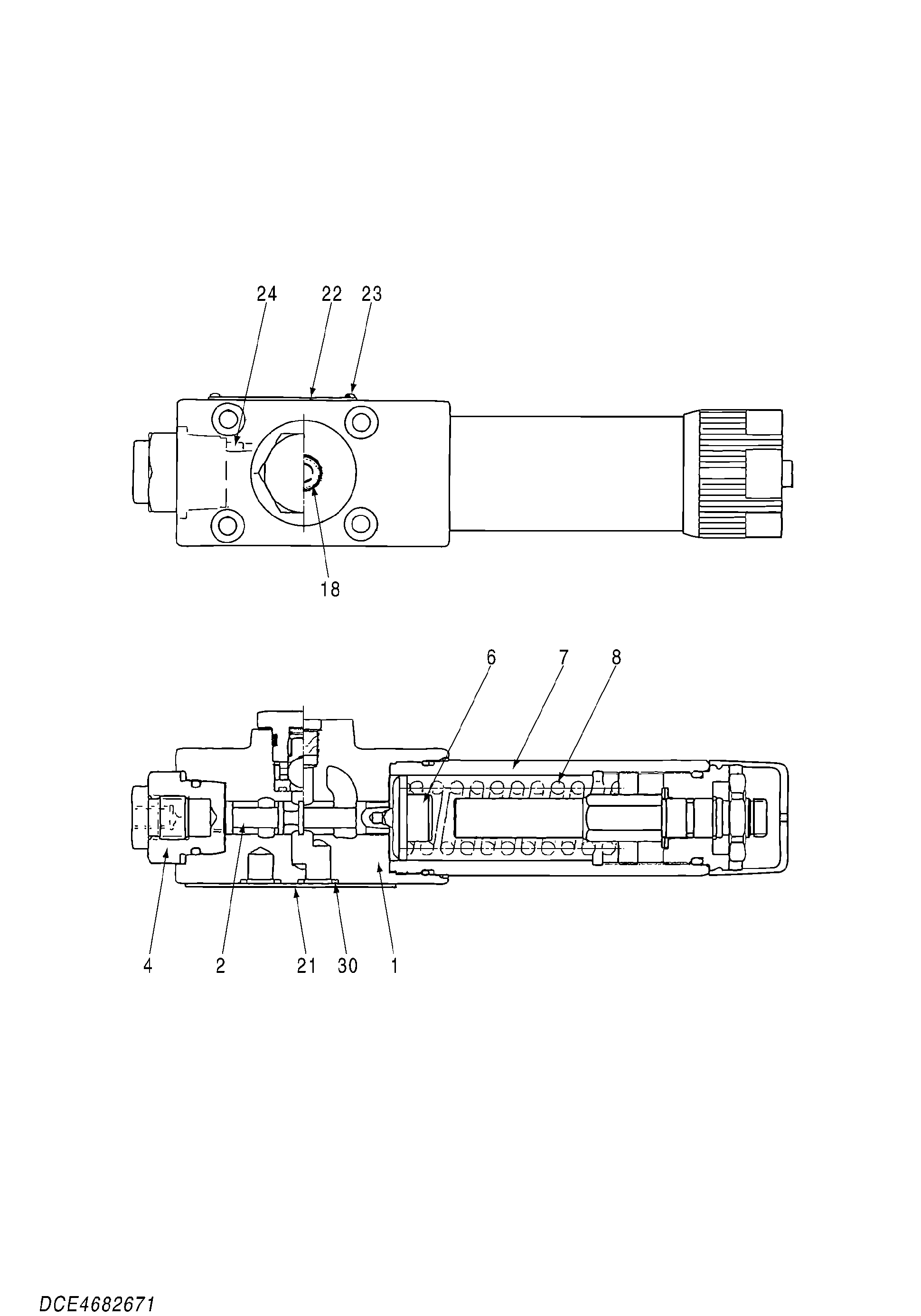 Схема Клапан редукинг HITACHI EH5000AC-3-C