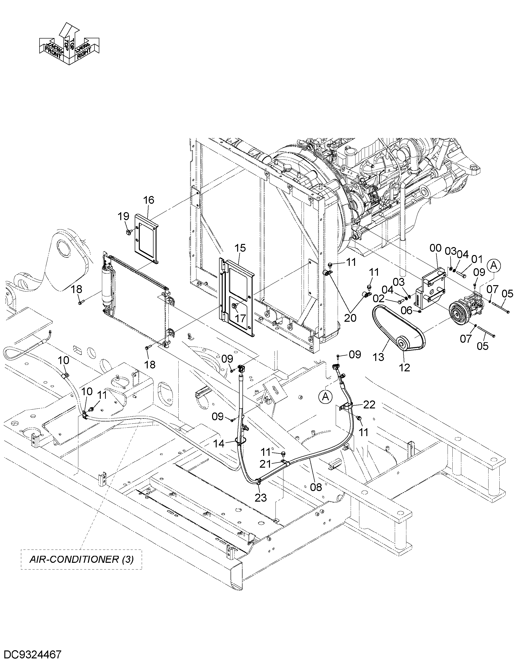 Схема Кондиционер (2) HITACHI ZX210K-5G
