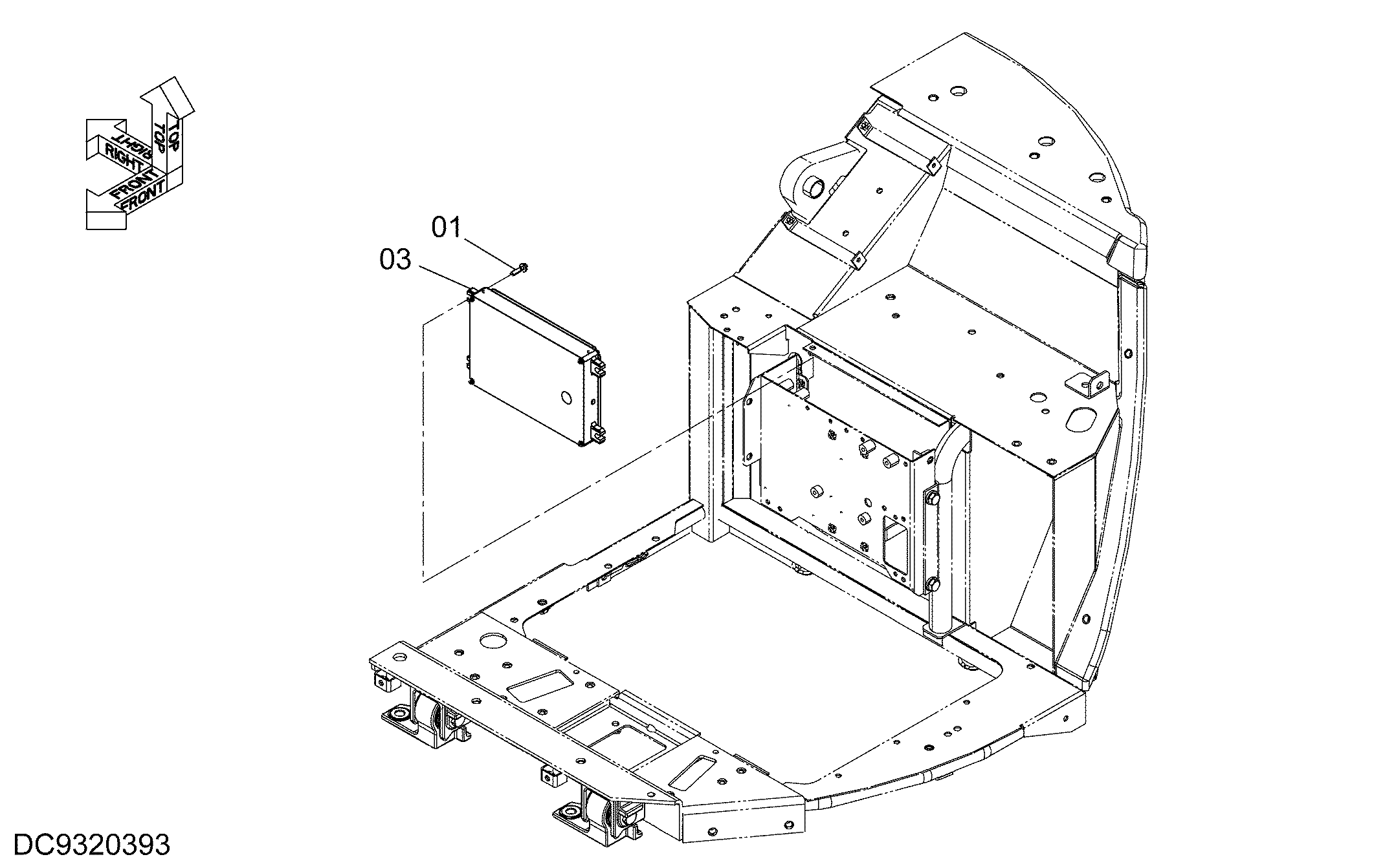 Схема Электрическая система контроллер HITACHI ZX40WM-3D