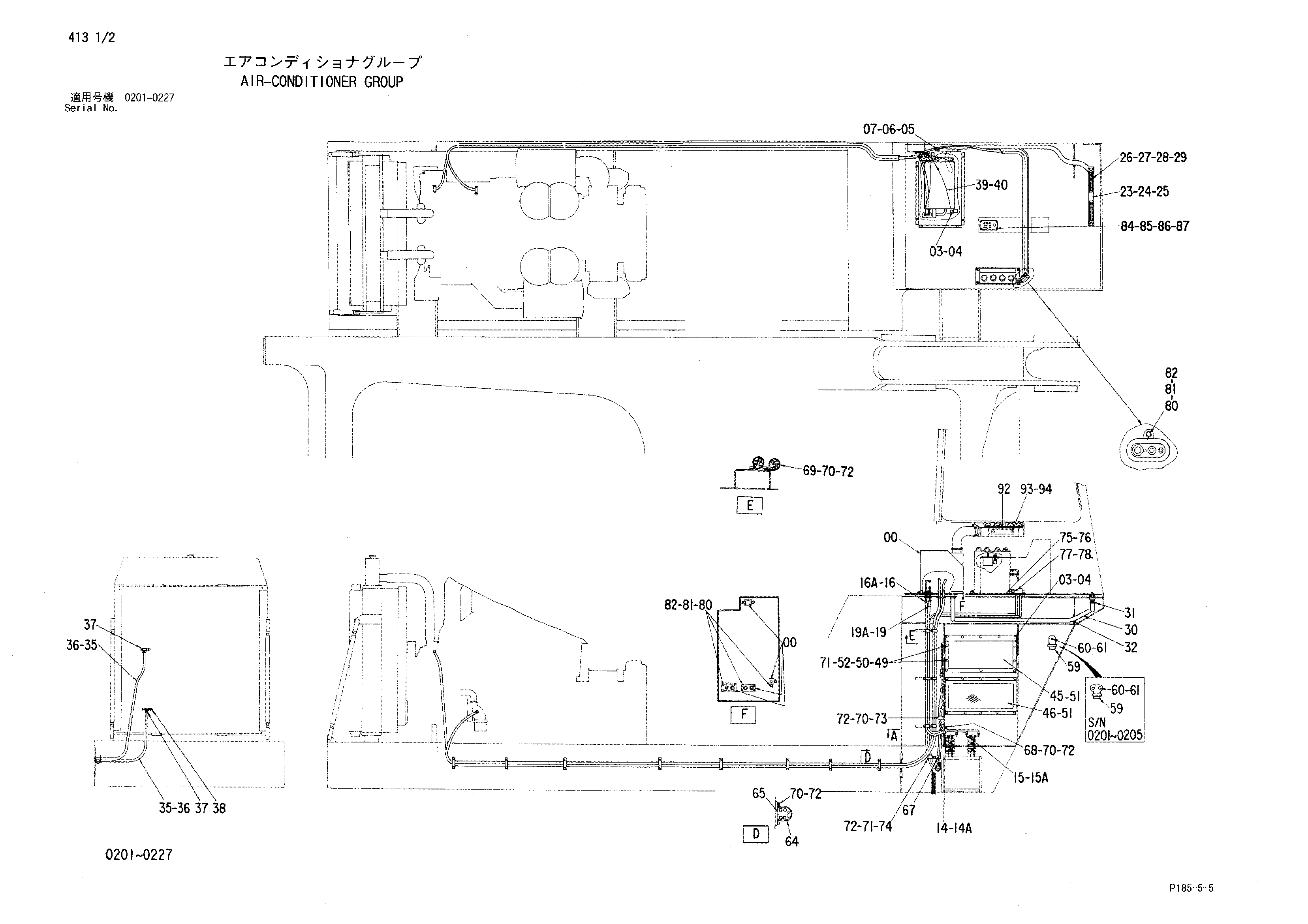 Схема Кондиционер группа HITACHI EX3500