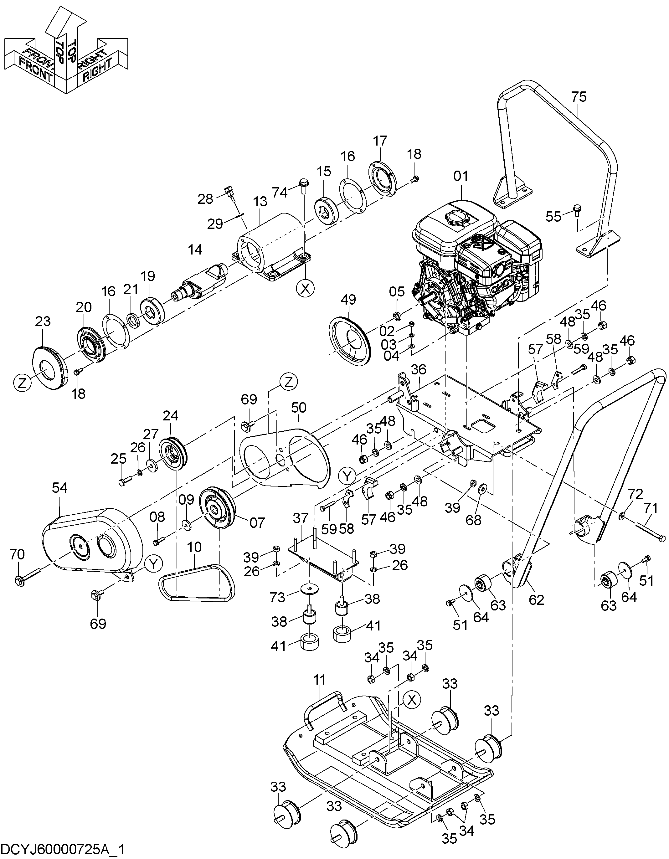 Схема ZV60PF HITACHI ZV60PFR