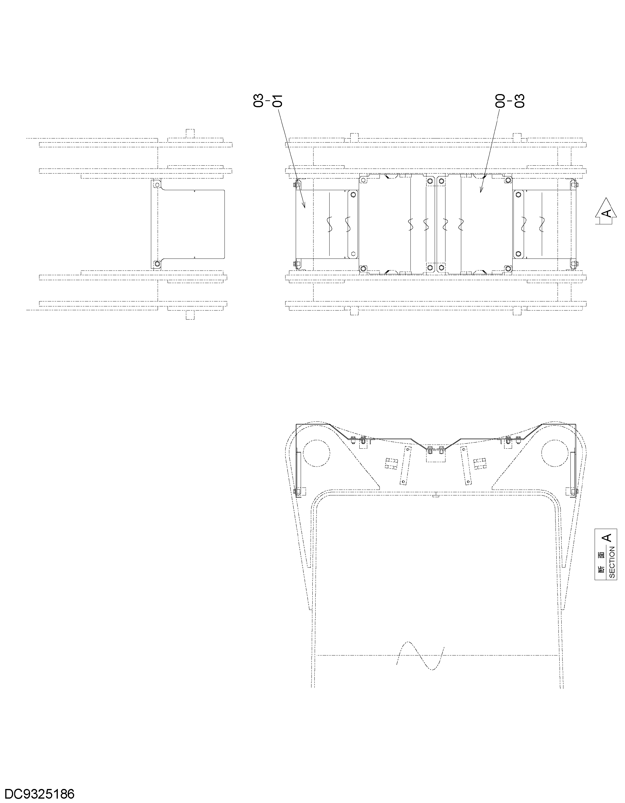 Схема Адаптер стрела палец крышка HITACHI ZX1800K-3