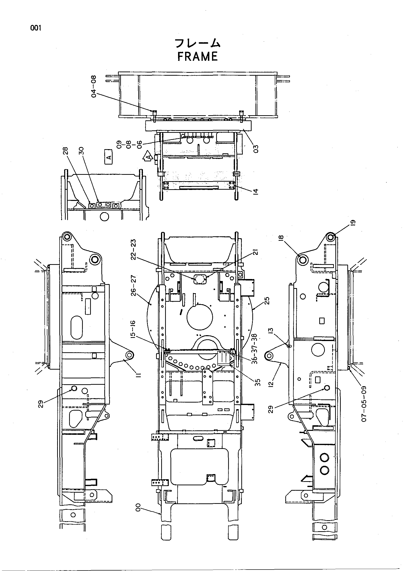 Схема Рама HITACHI HE6010B