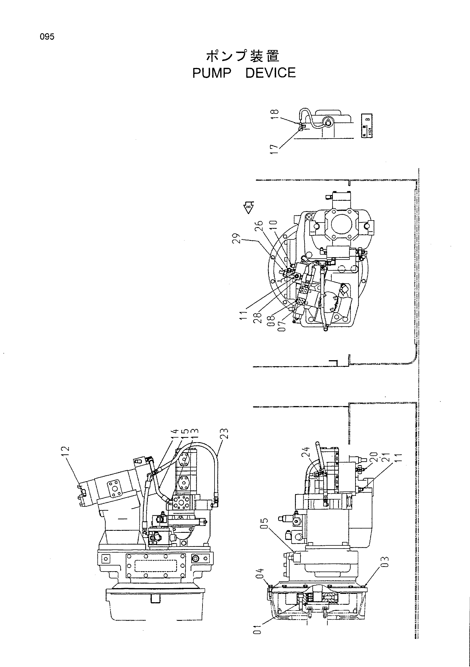 Схема Насосный агрегат HITACHI CX650PTR