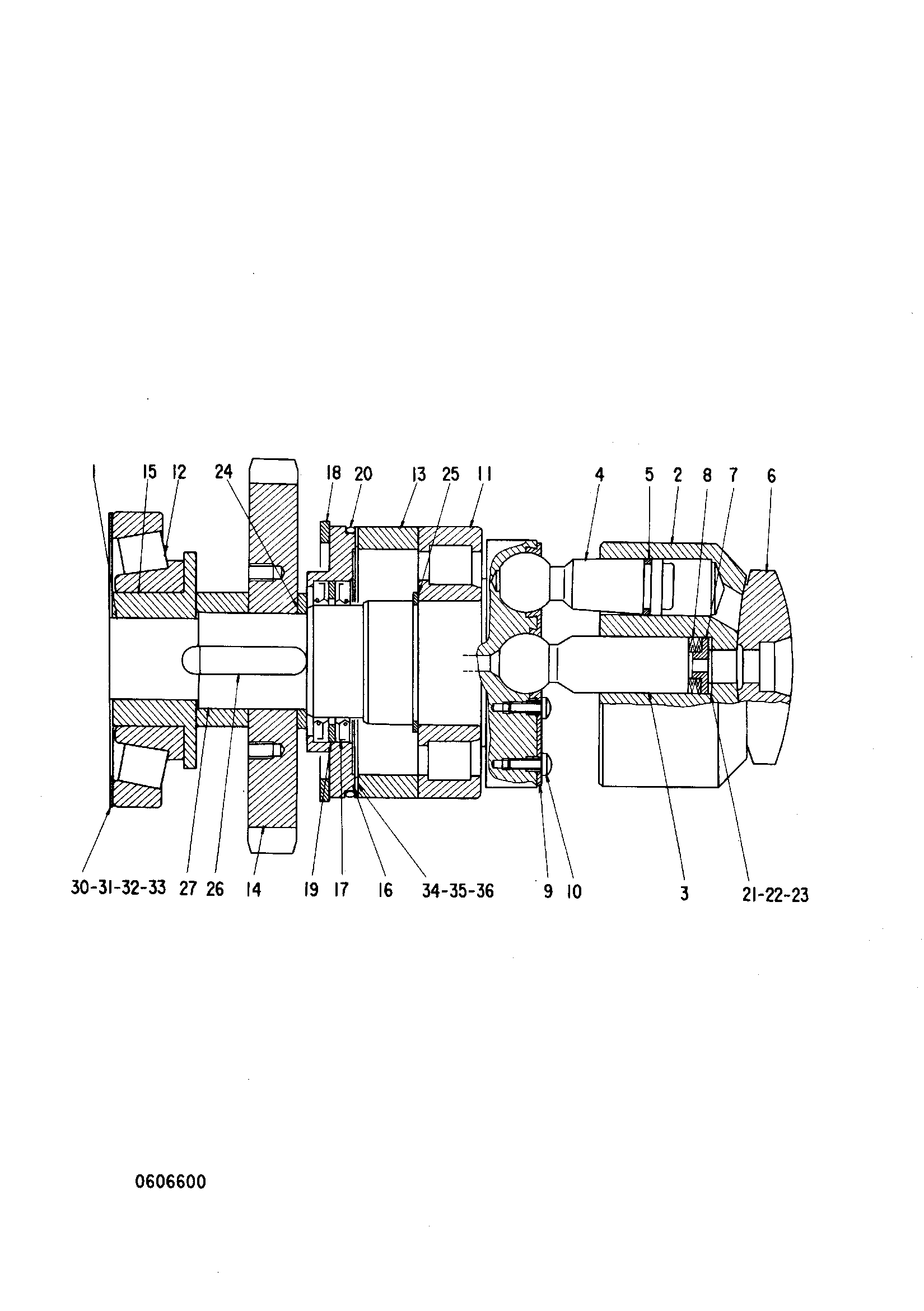 Схема Поворотный группа (A2) HITACHI KH125-3(D)