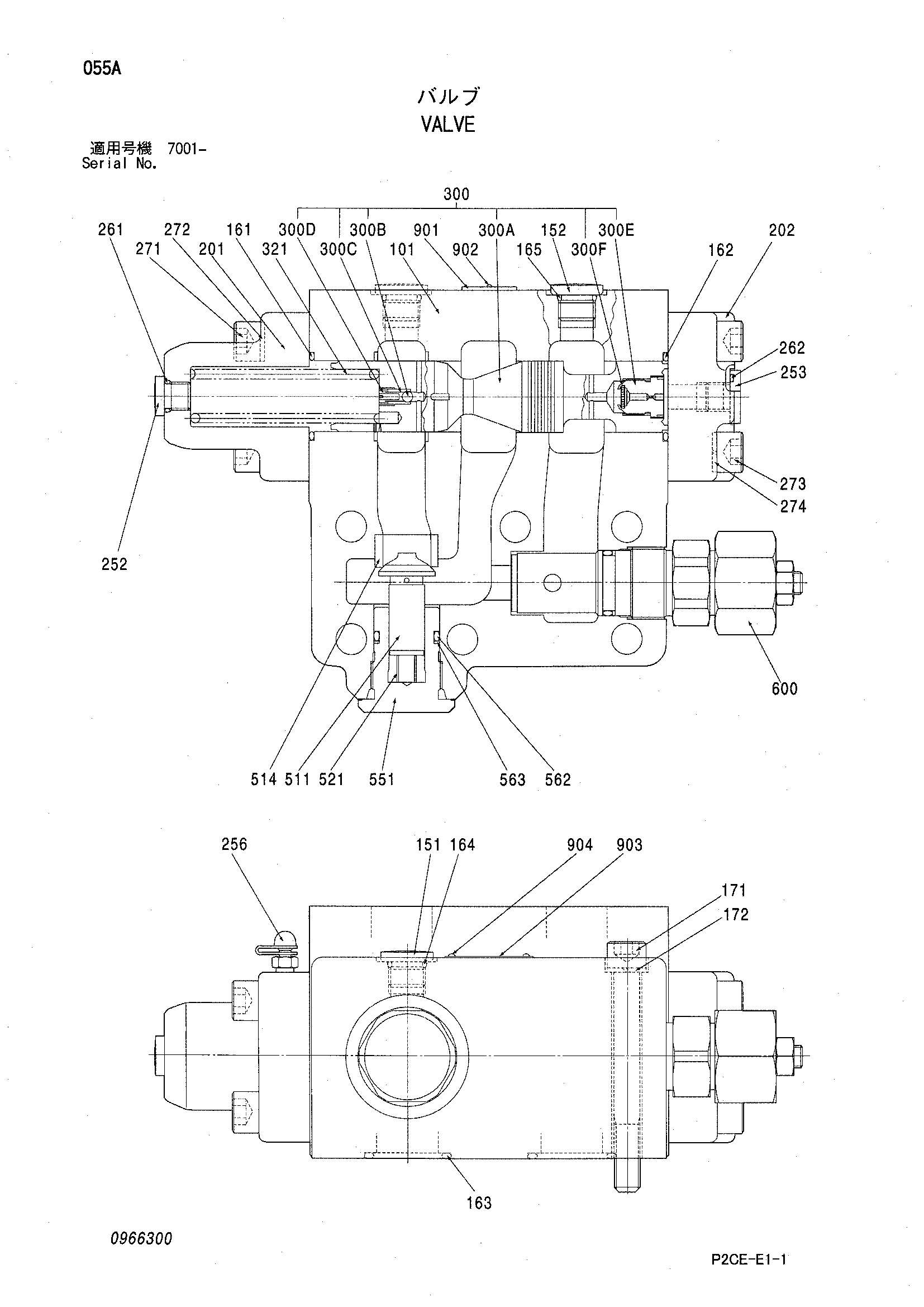 Схема Клапан HITACHI SCX1500-2