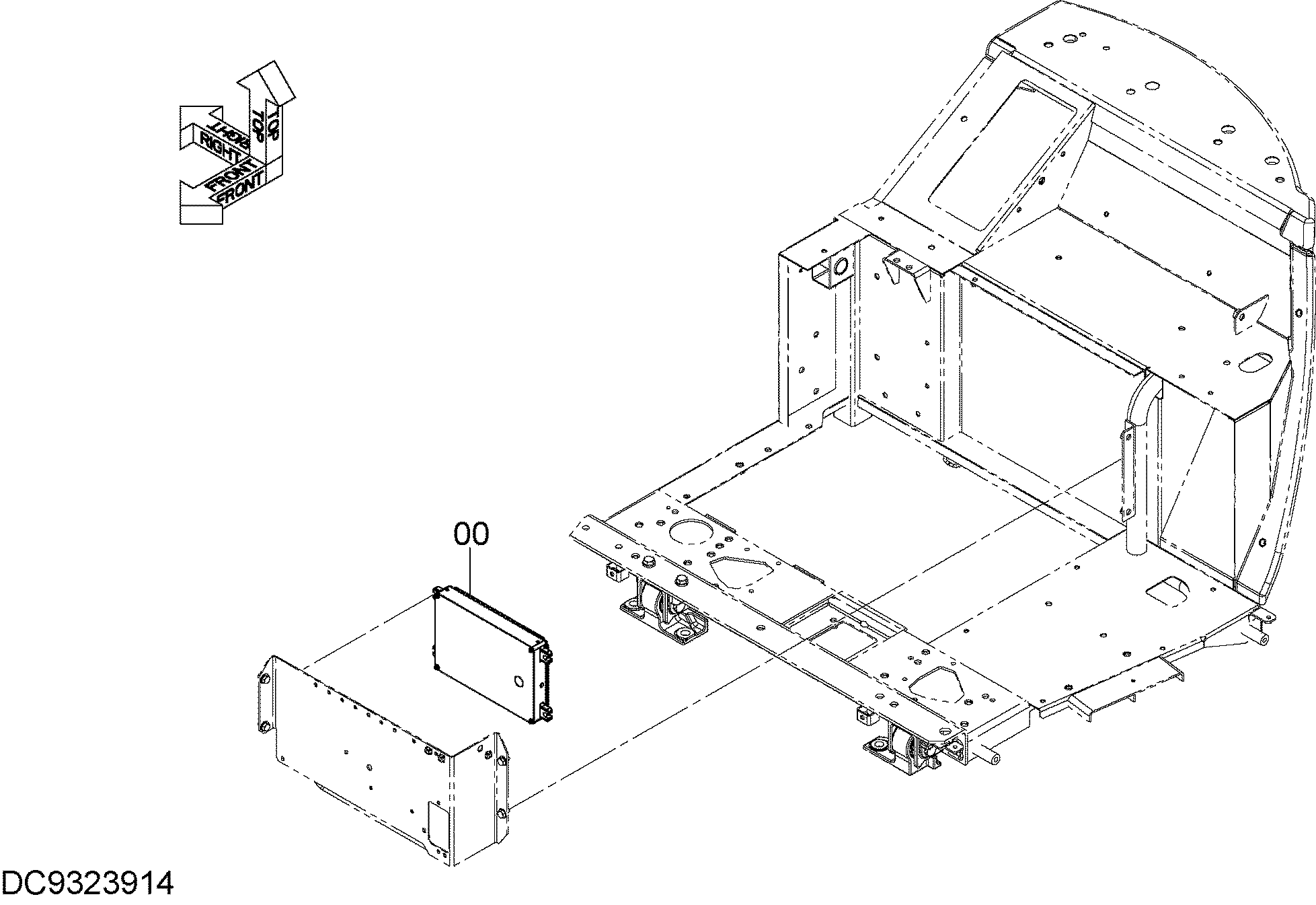 Схема Контроллер (ML кран) HITACHI ZX35B