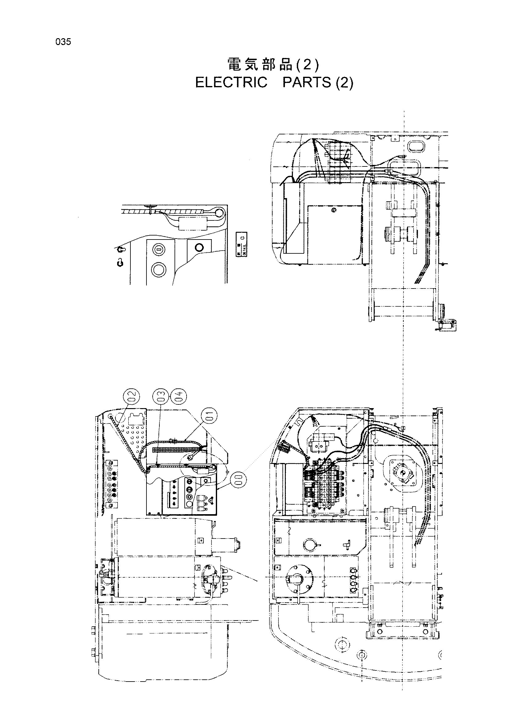 Схема Электрооборудование (2) HITACHI HX120B
