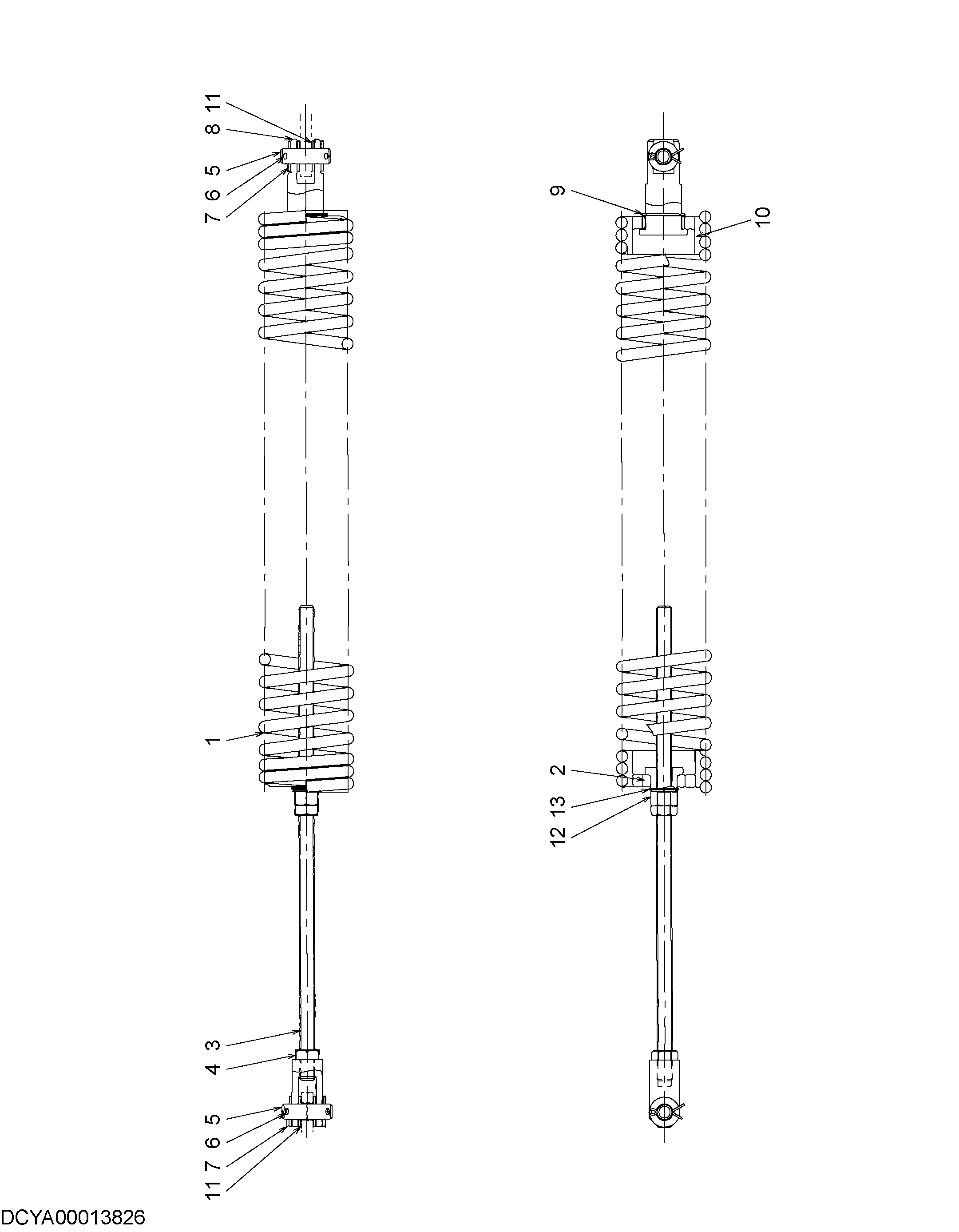 Схема Пружина HITACHI EH3500AC2