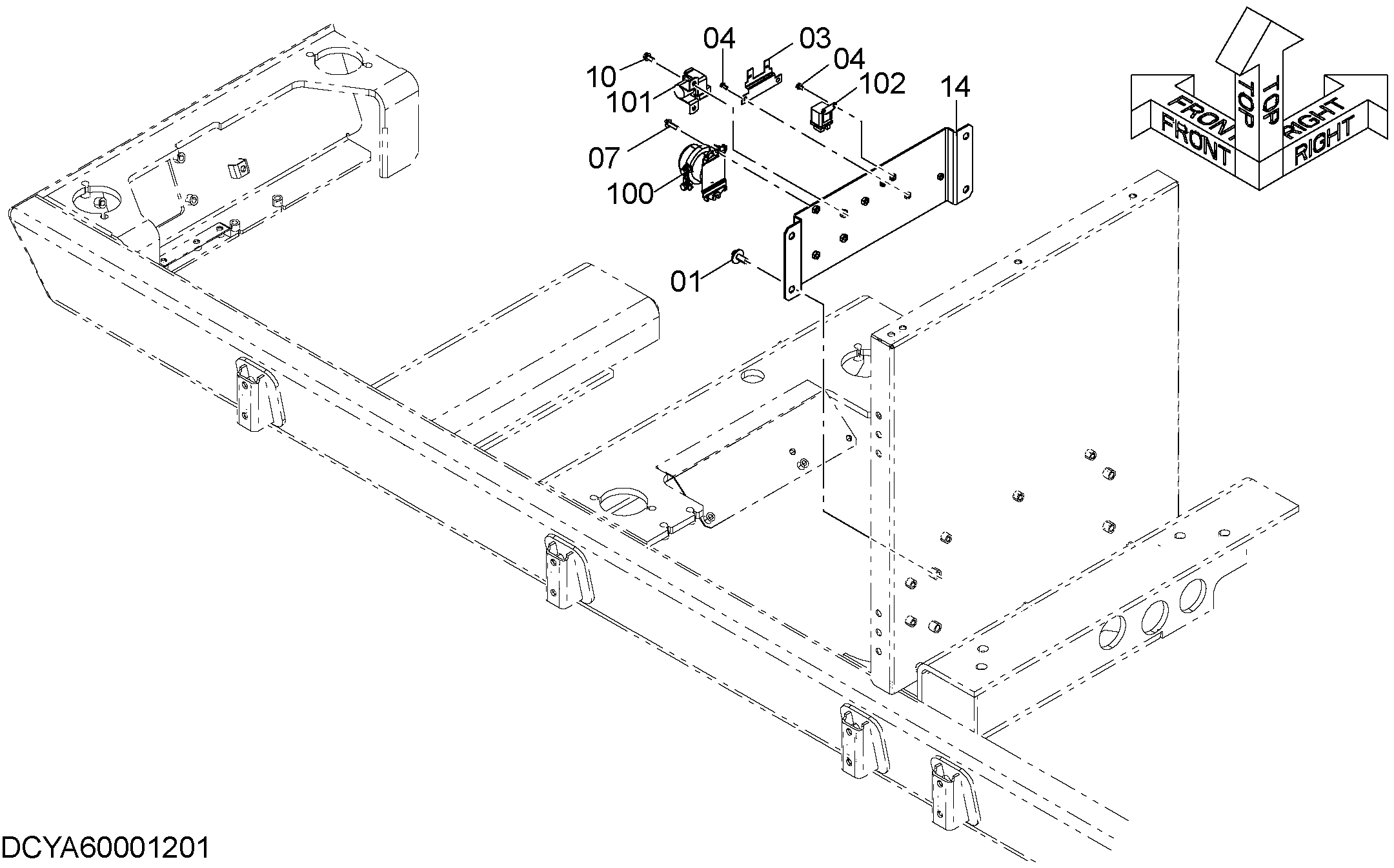 Схема Реле детали HITACHI ZX870LC-5B