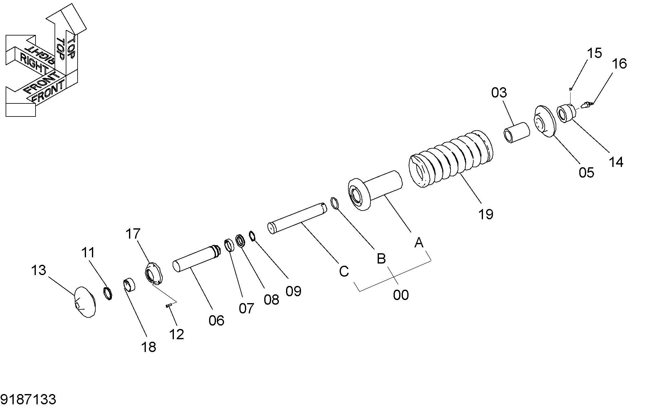 Схема Механизм натяжения <120, E, H, K>[NA, EU1] HITACHI ZX130-HCME