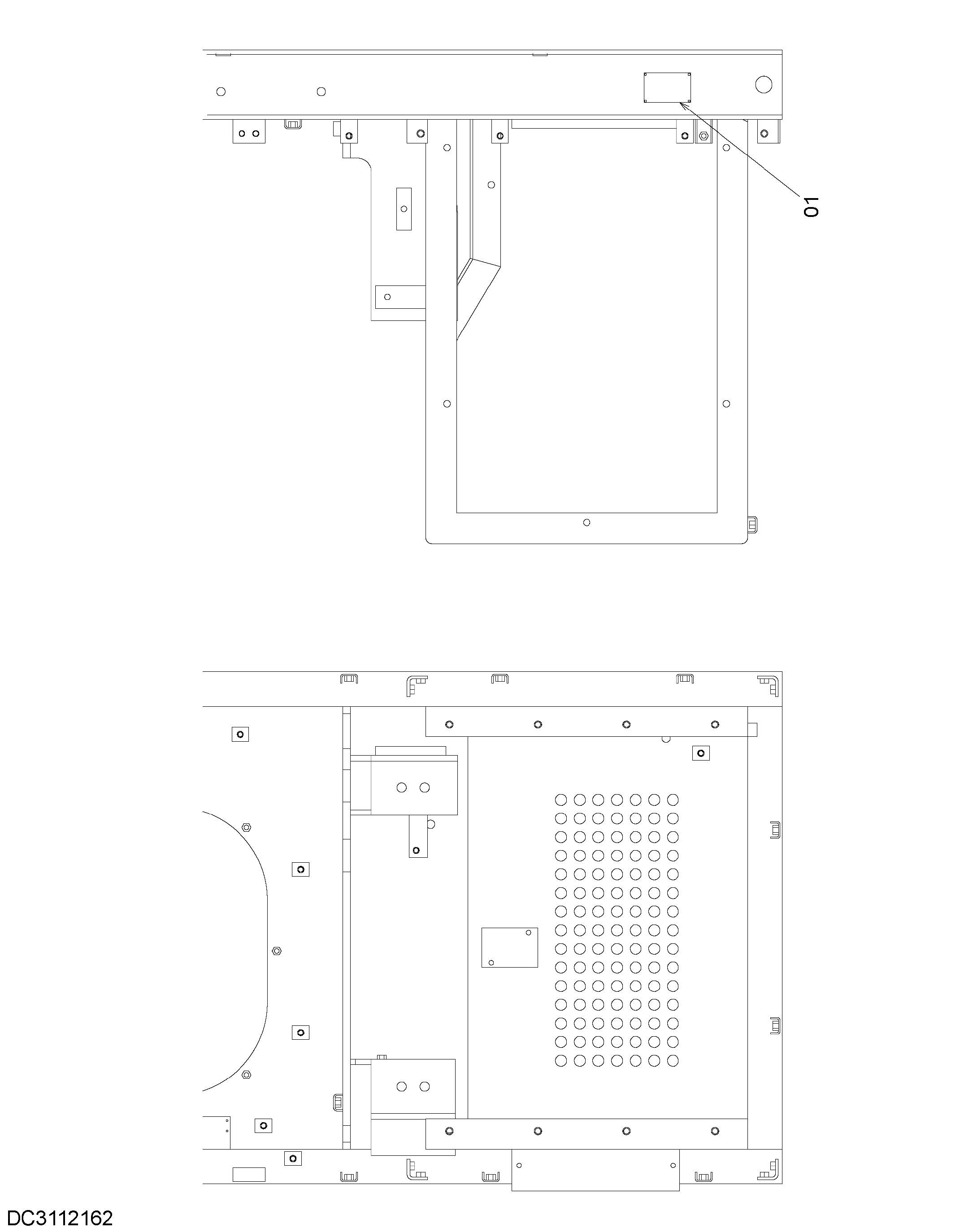 Схема Информационная табличка HITACHI HU230-A