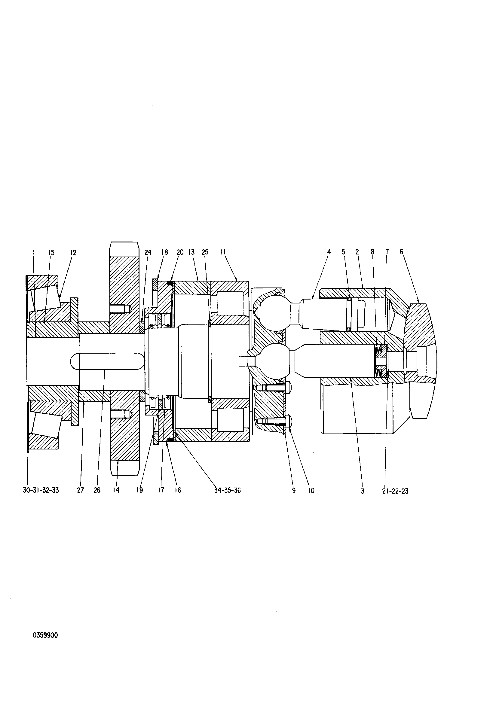 Схема Поворотный группа (A2) HITACHI KH125-3(D)