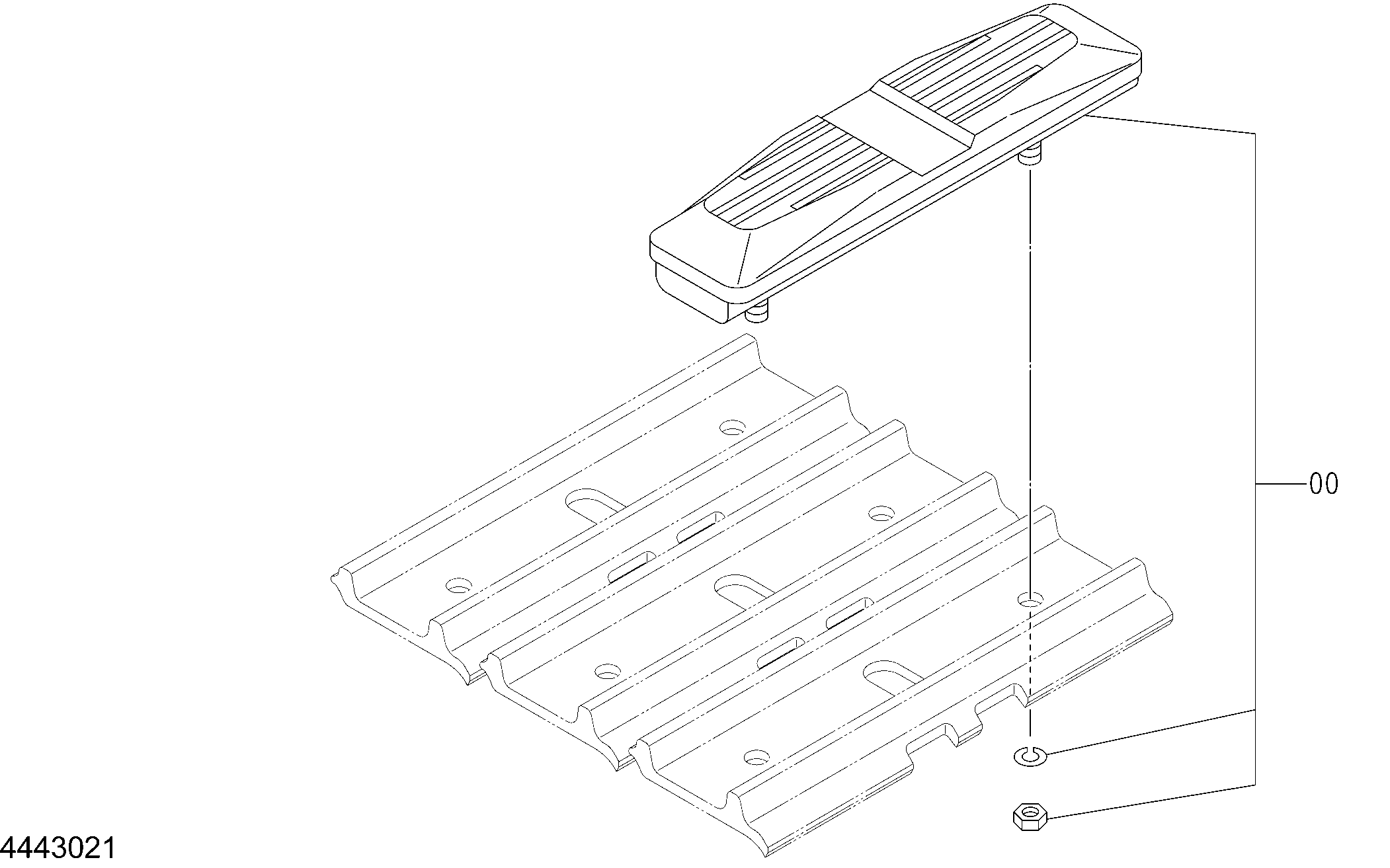 Схема Резиновый накладка HITACHI ZX30U-5A