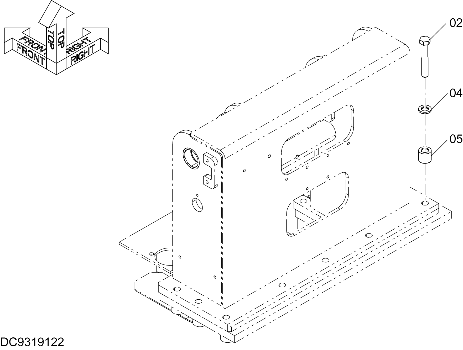 Схема Башенный опора HITACHI ZX470LCH-5B