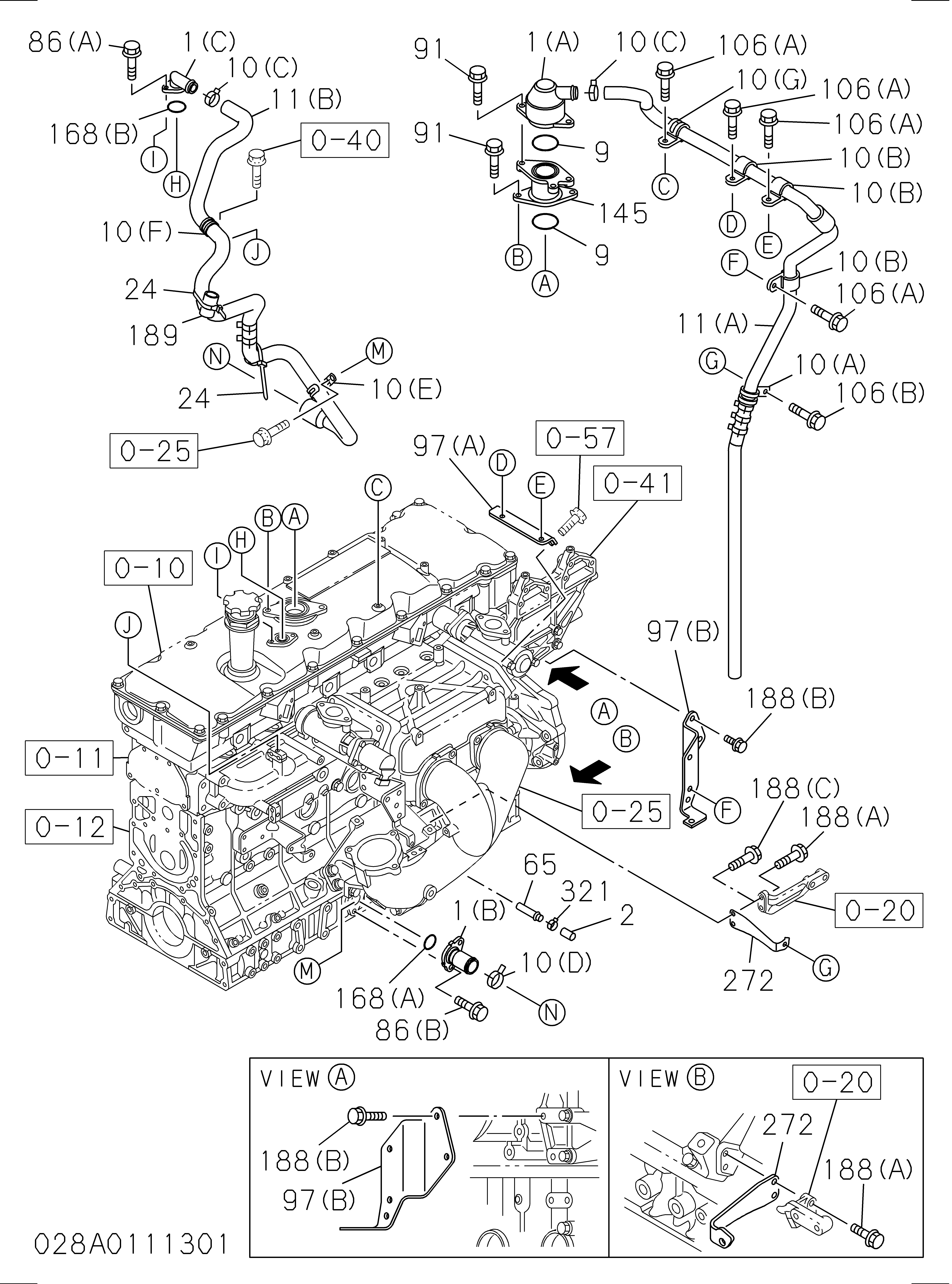 Схема 028: Система вентиляции HITACHI ZX470R-5B