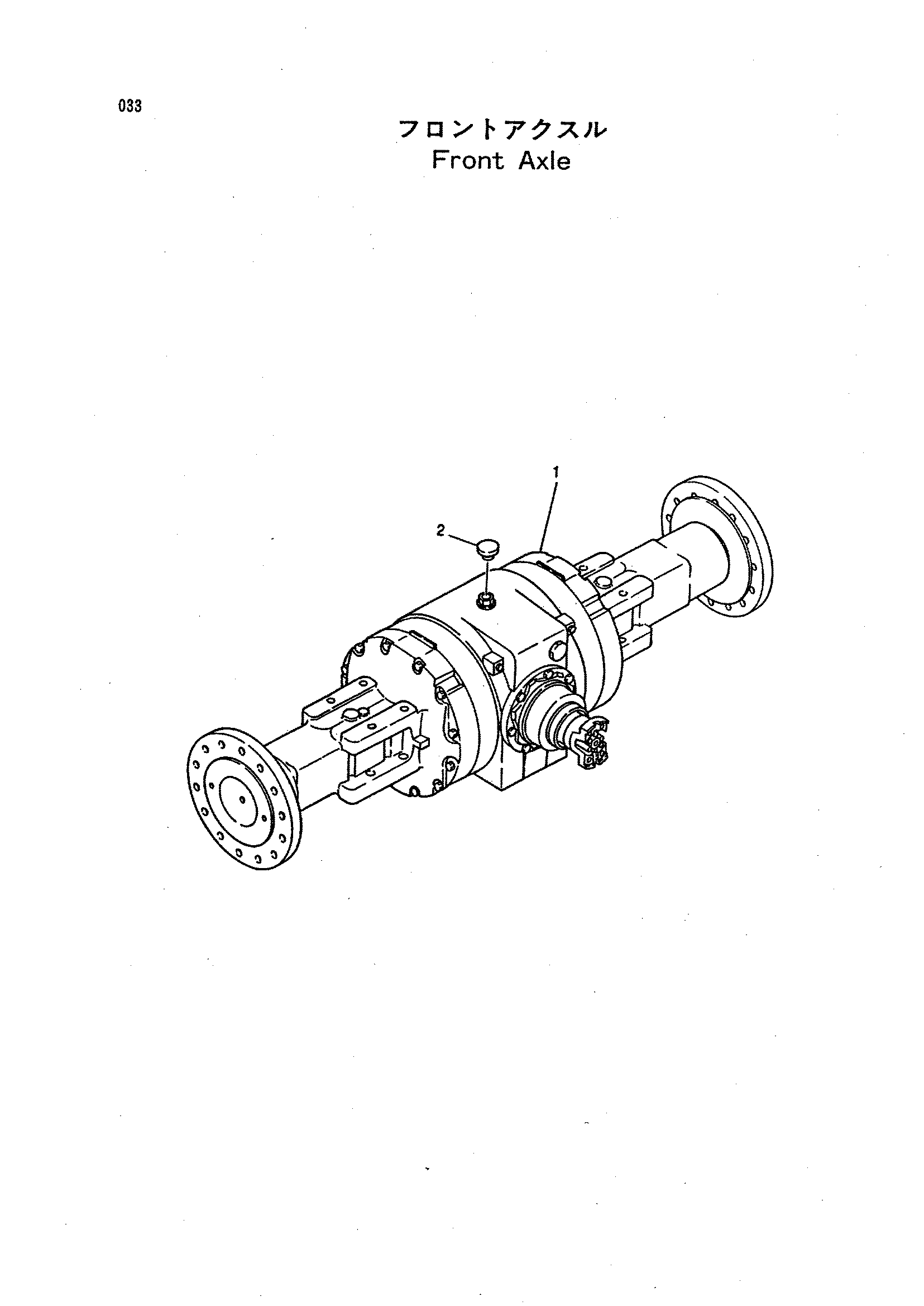 Схема Передний мост HITACHI LX150