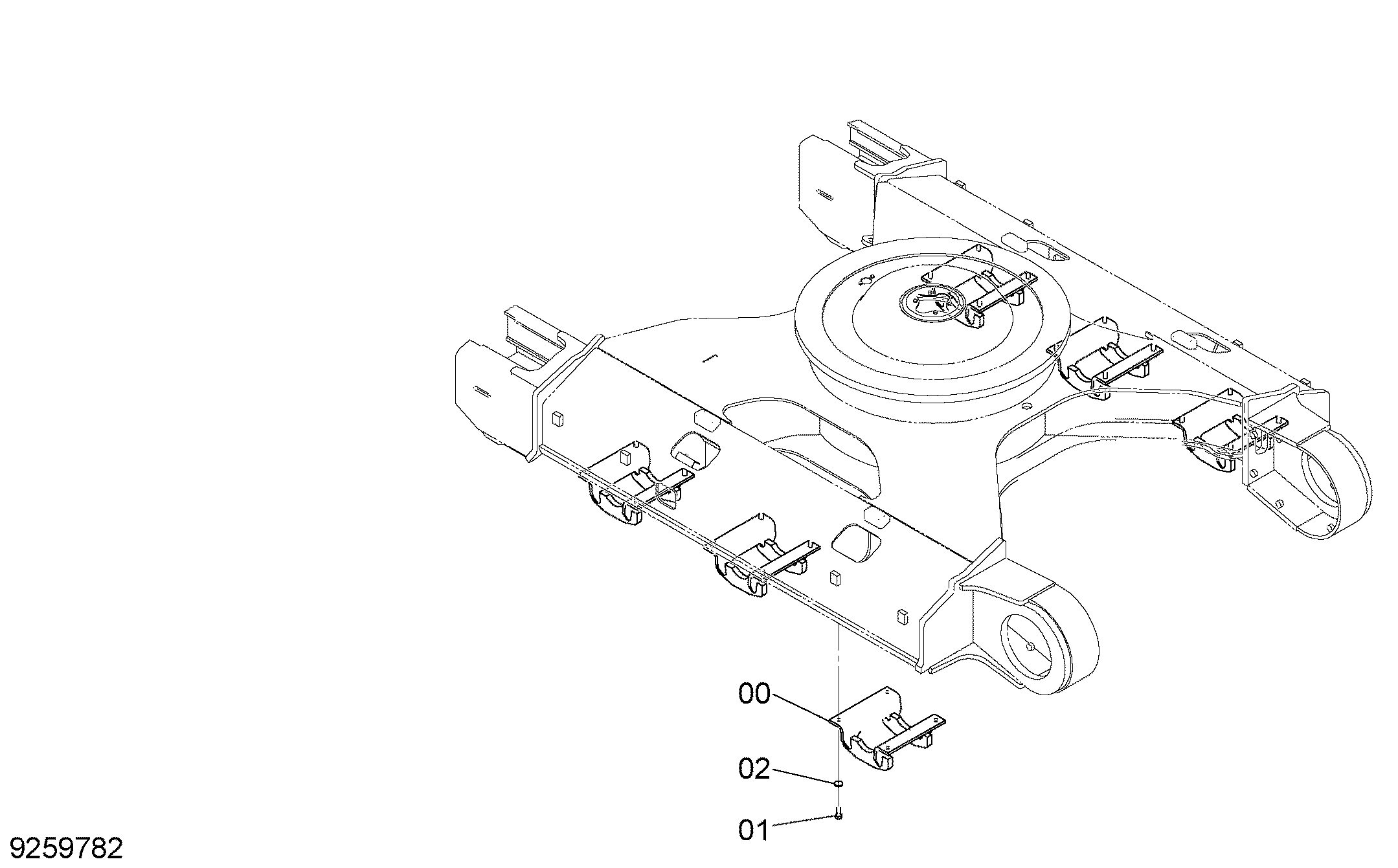 Схема Гусеница защита HITACHI ZX330-3G