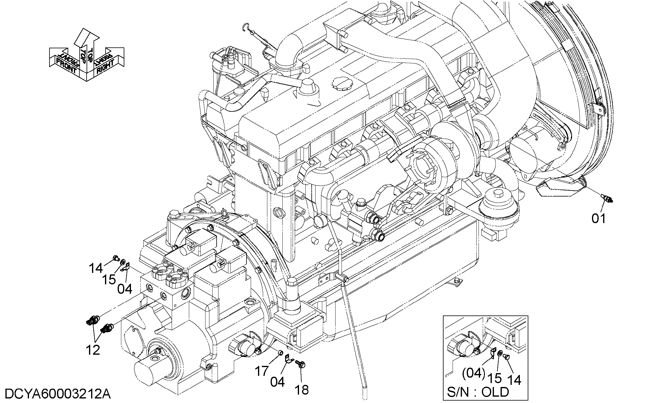 Схема Электрооборудование (2) HITACHI ZX470LCH-5G