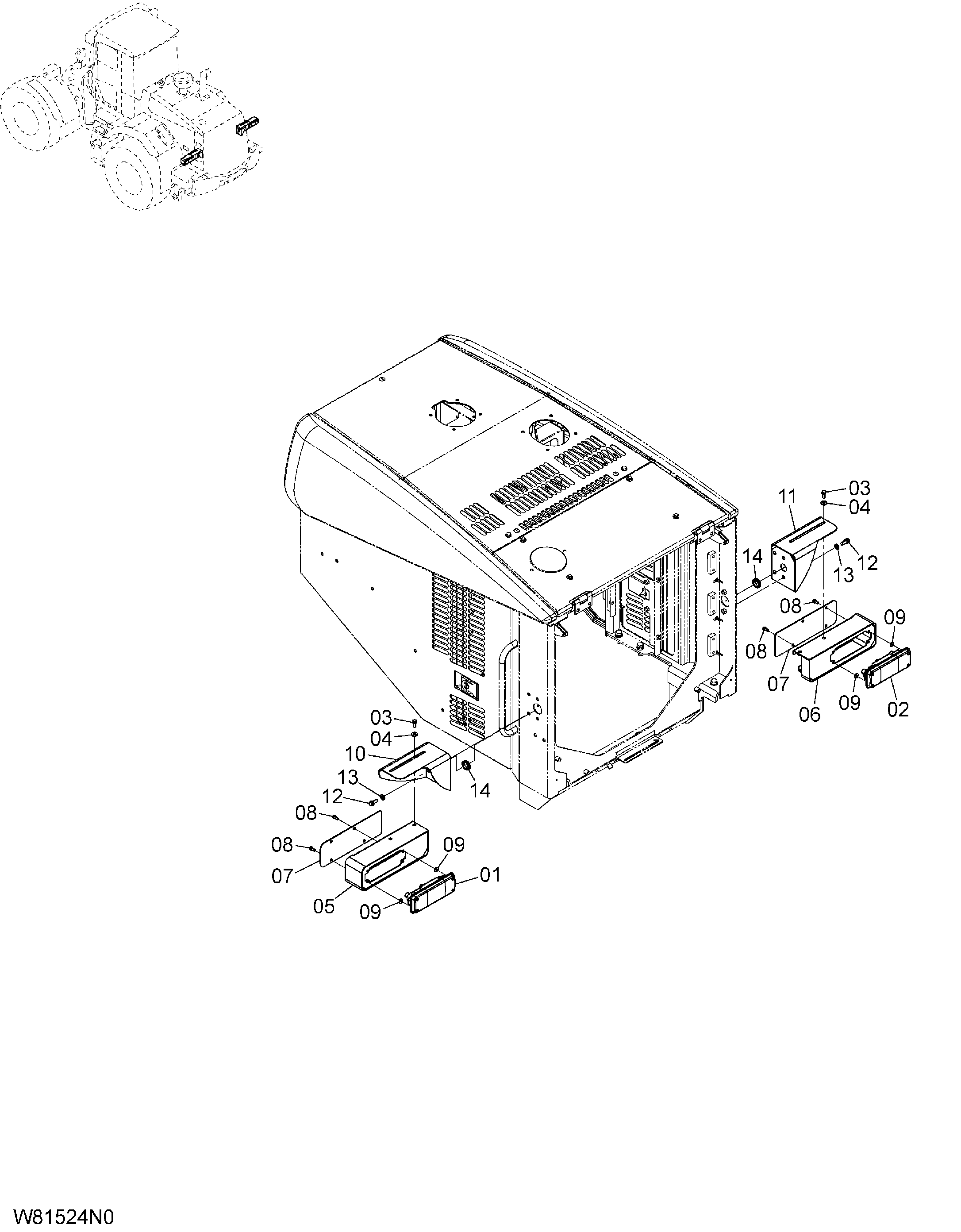 Схема Задний комбинированный фонарь [EU] [H3F, HEF, HLF, HPF] (CLR003) HITACHI ZW180