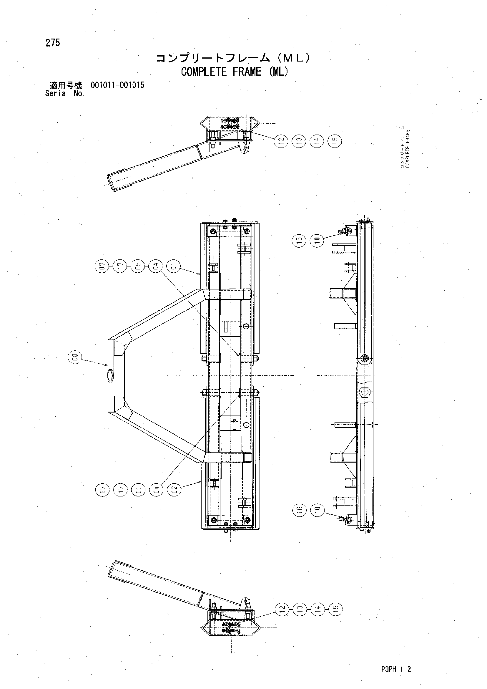 Схема Комплете рама (ML) HITACHI AR2000