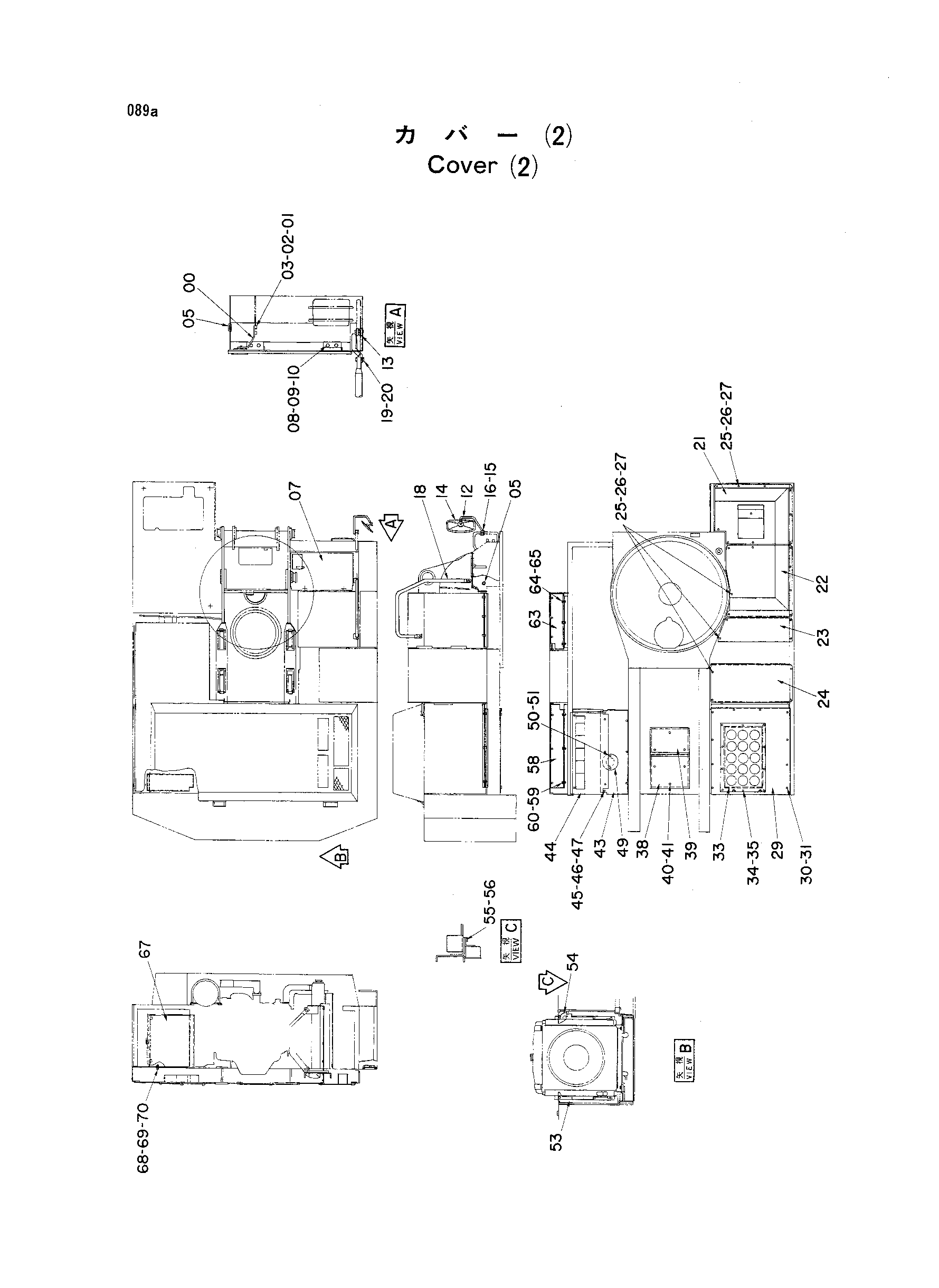 Схема Крышка (2) HITACHI TH55ED