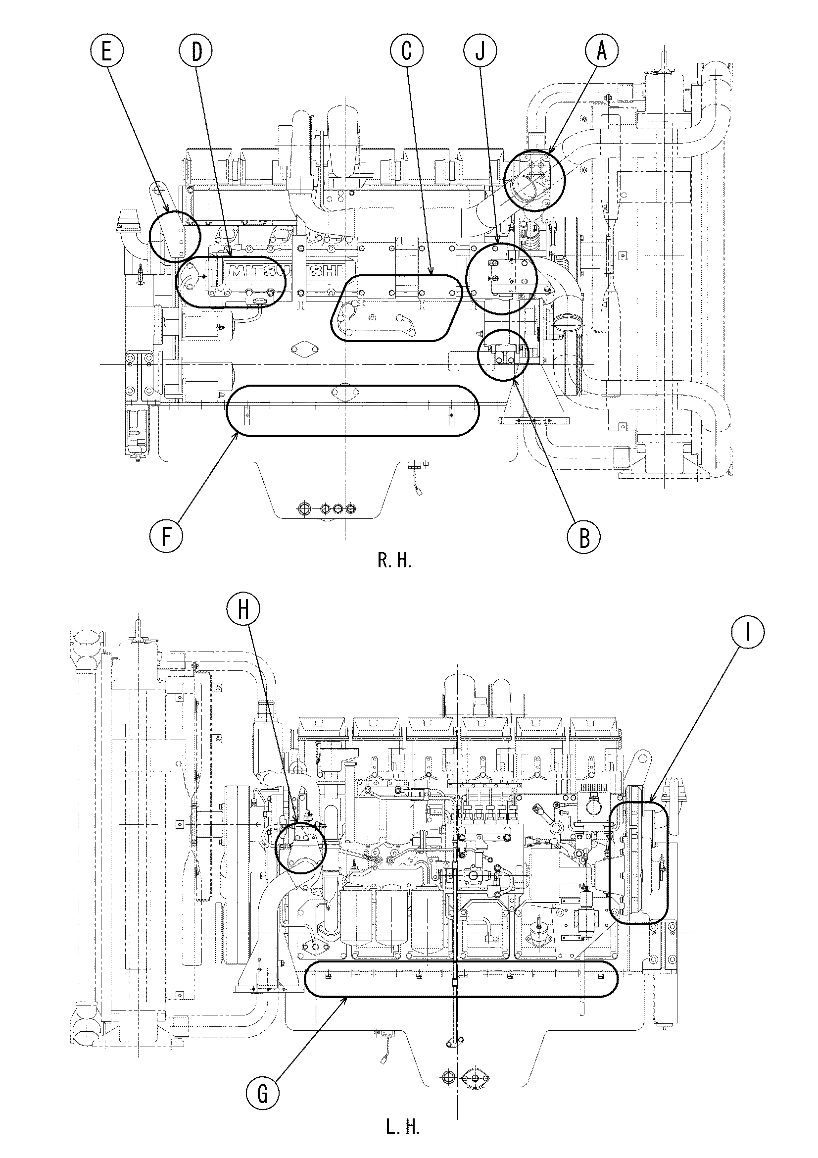 Схема Прибор(деталь-2) HITACHI EX1200-5C