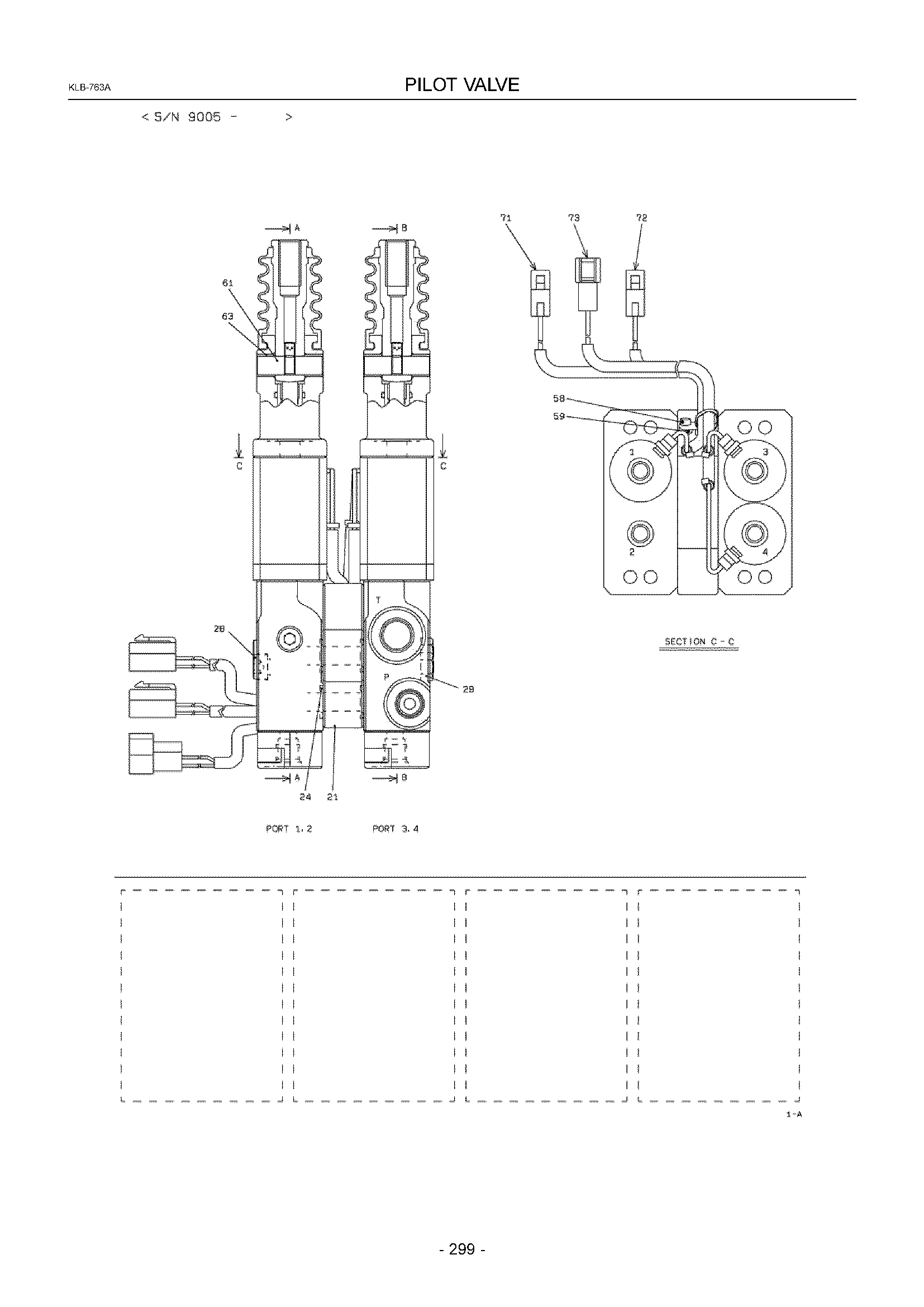 Схема Пилотный клапан HITACHI ZW330