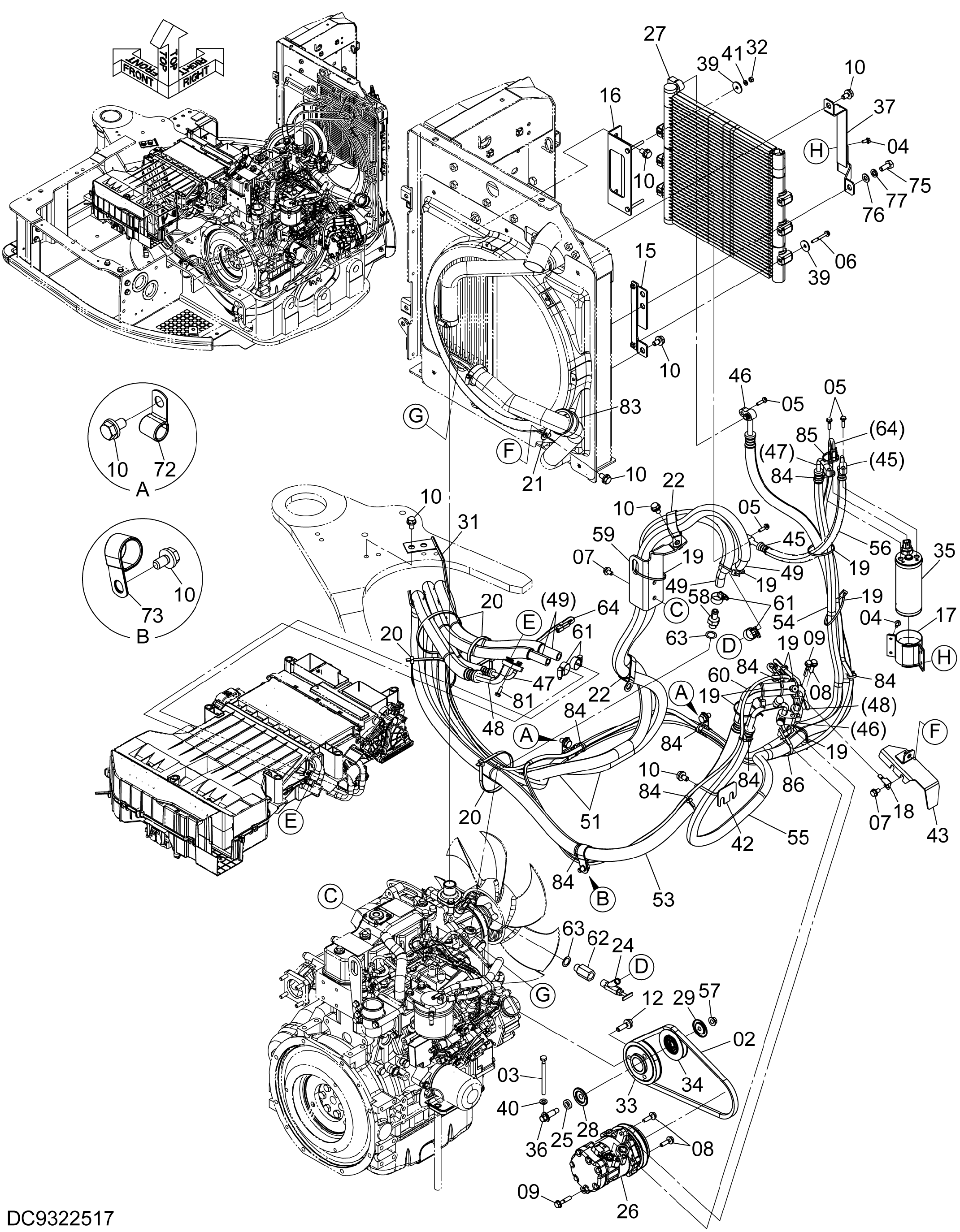 Схема Кондиционер (1) HITACHI ZX35U-5A