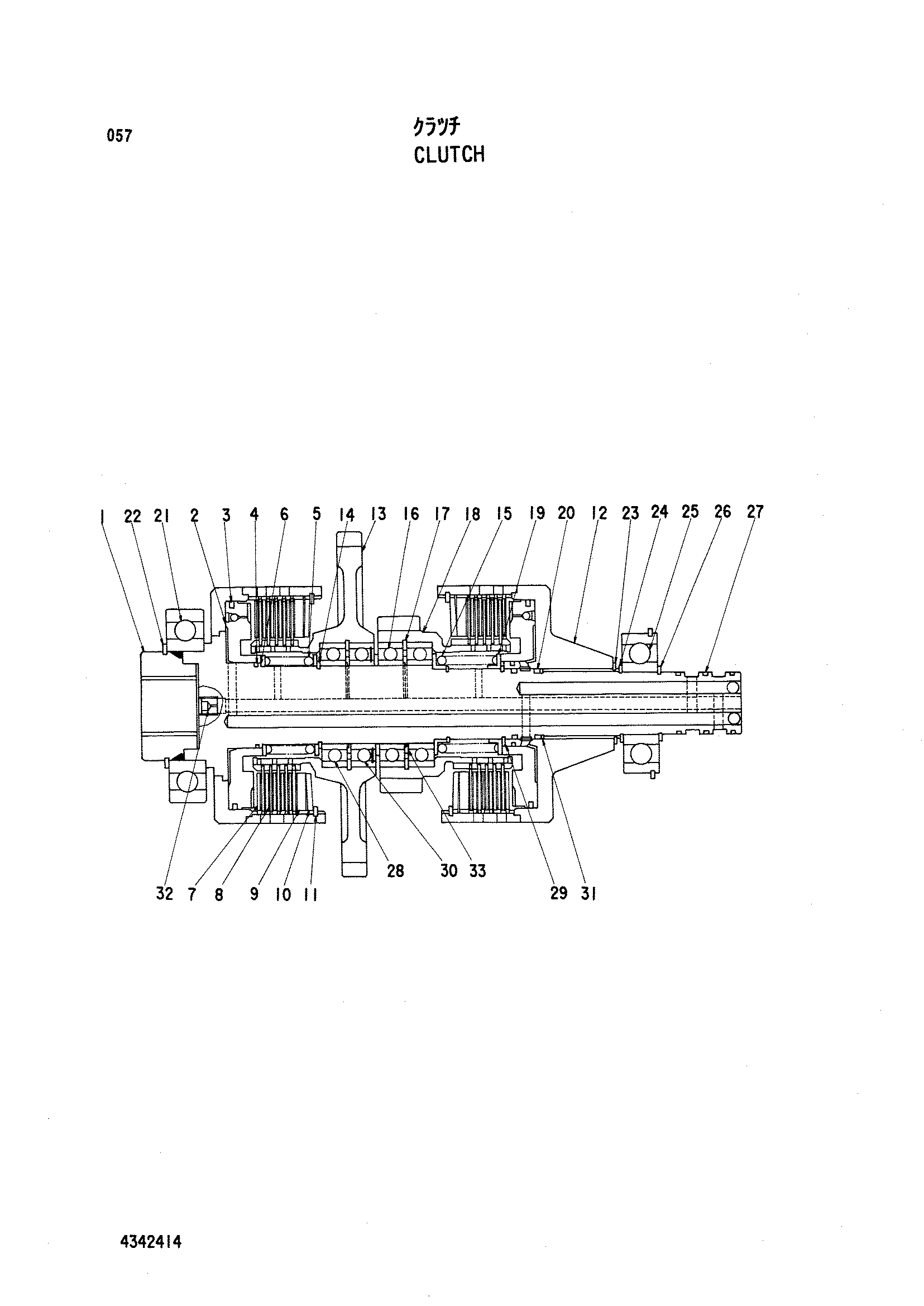 Схема Муфта HITACHI LX70-2 JPN