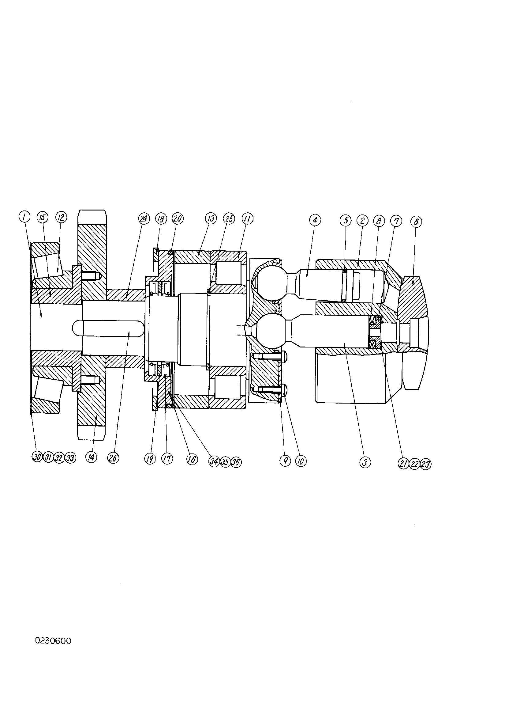 Схема Поворотный группа (A1) HITACHI KH125-3(D)