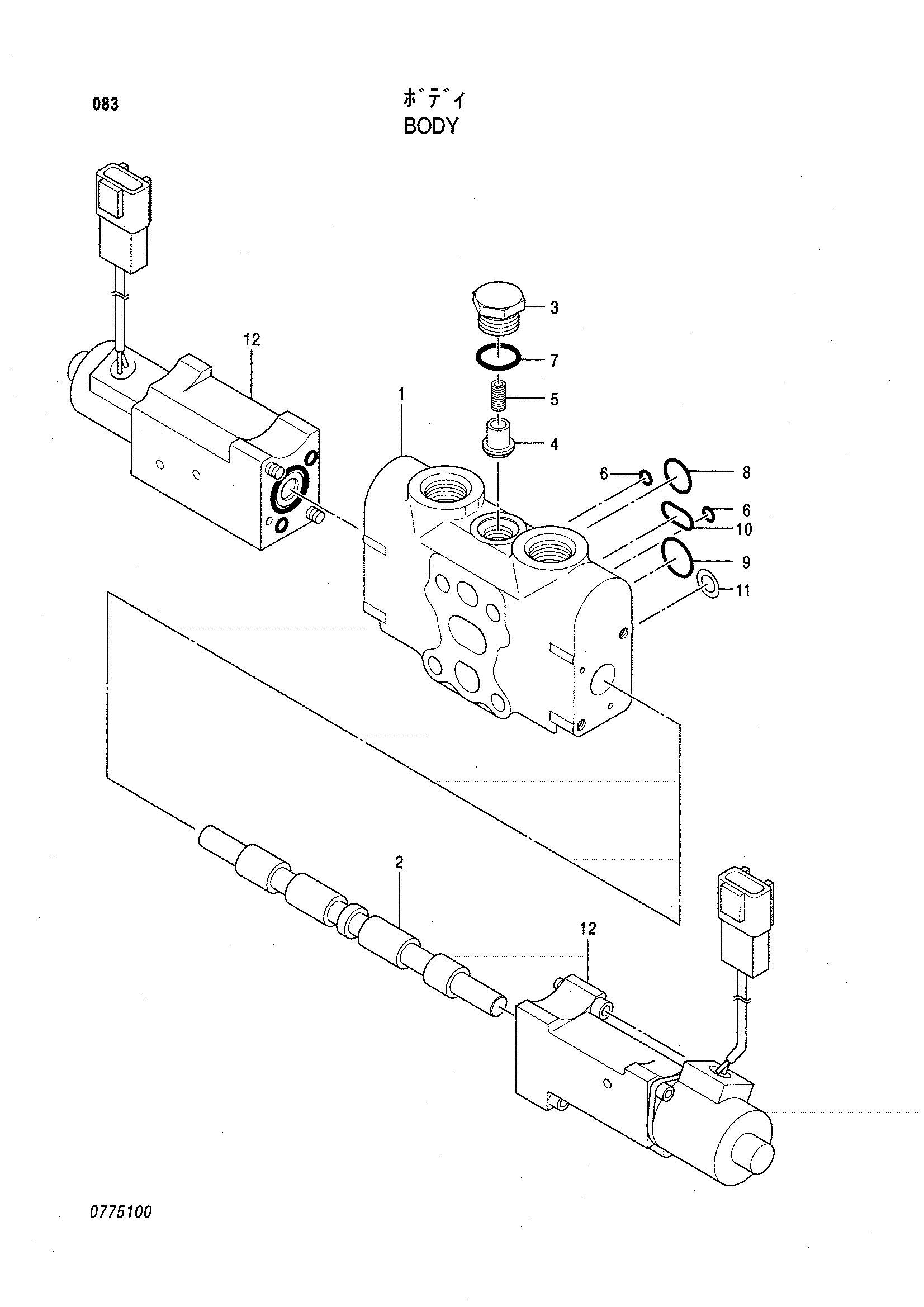 Схема Корпус HITACHI MX6515B