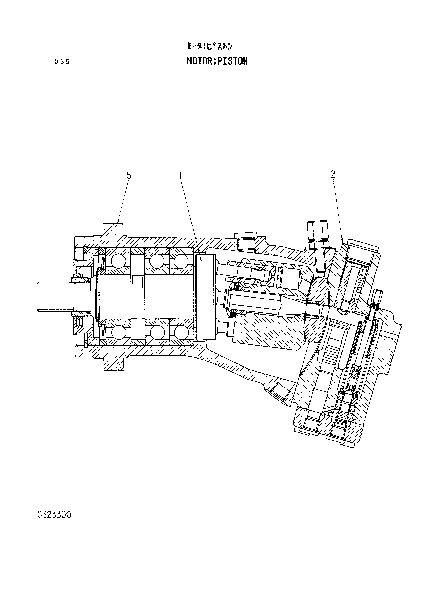 Схема Поршень гидромотор HITACHI EX100WD