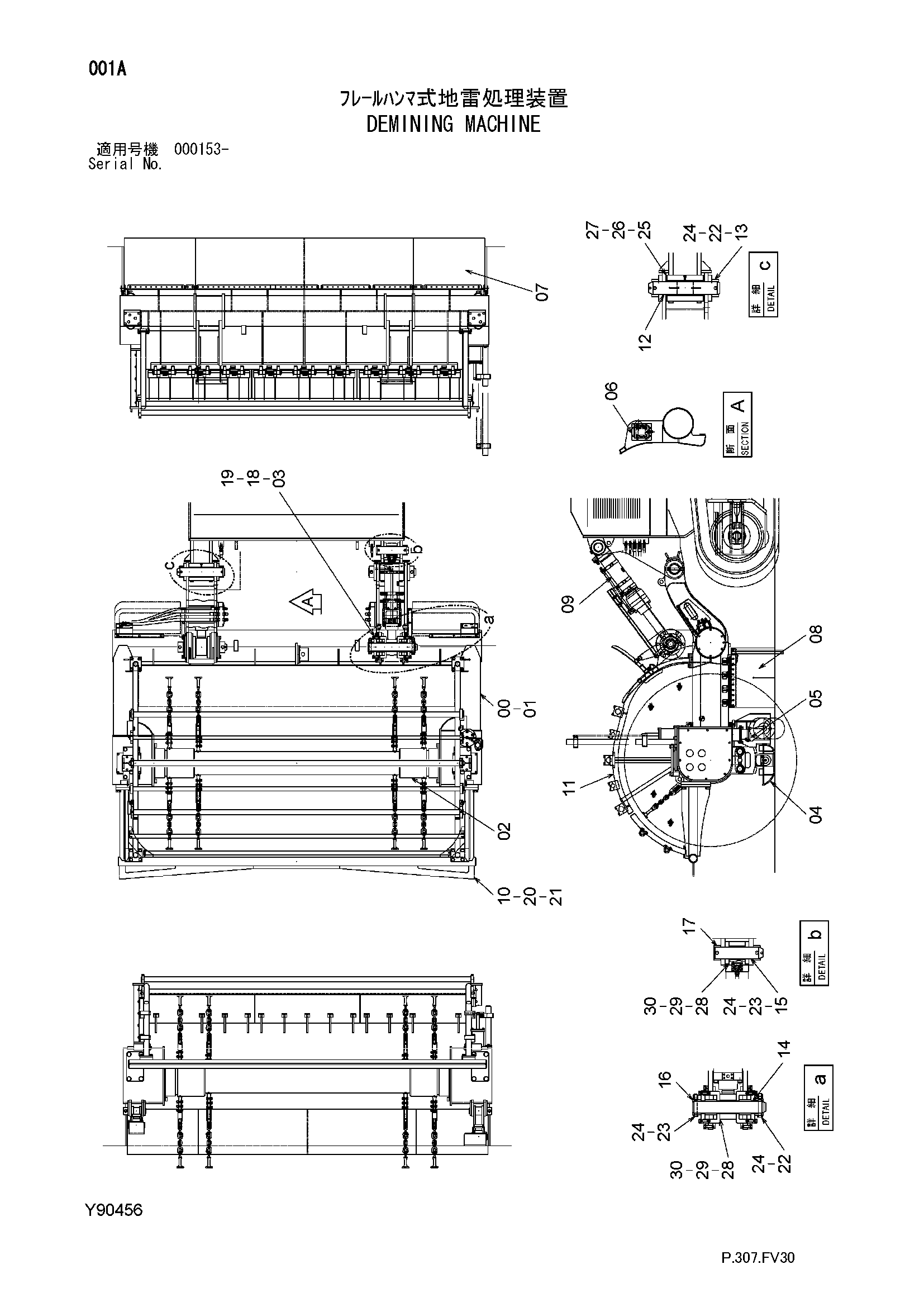 Схема Демининг машина HITACHI FV30
