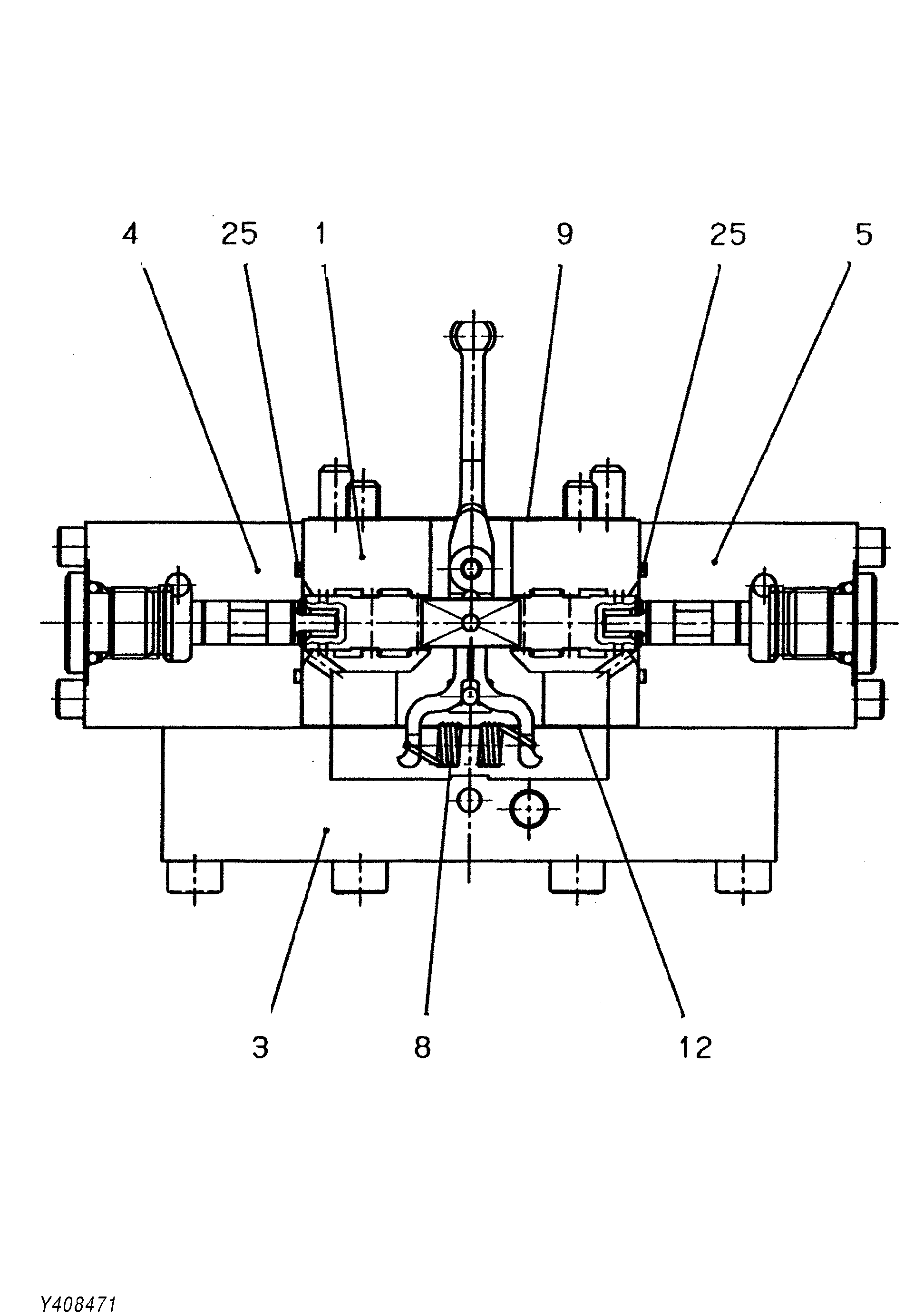 Схема Управление деталь HITACHI EG65R-3