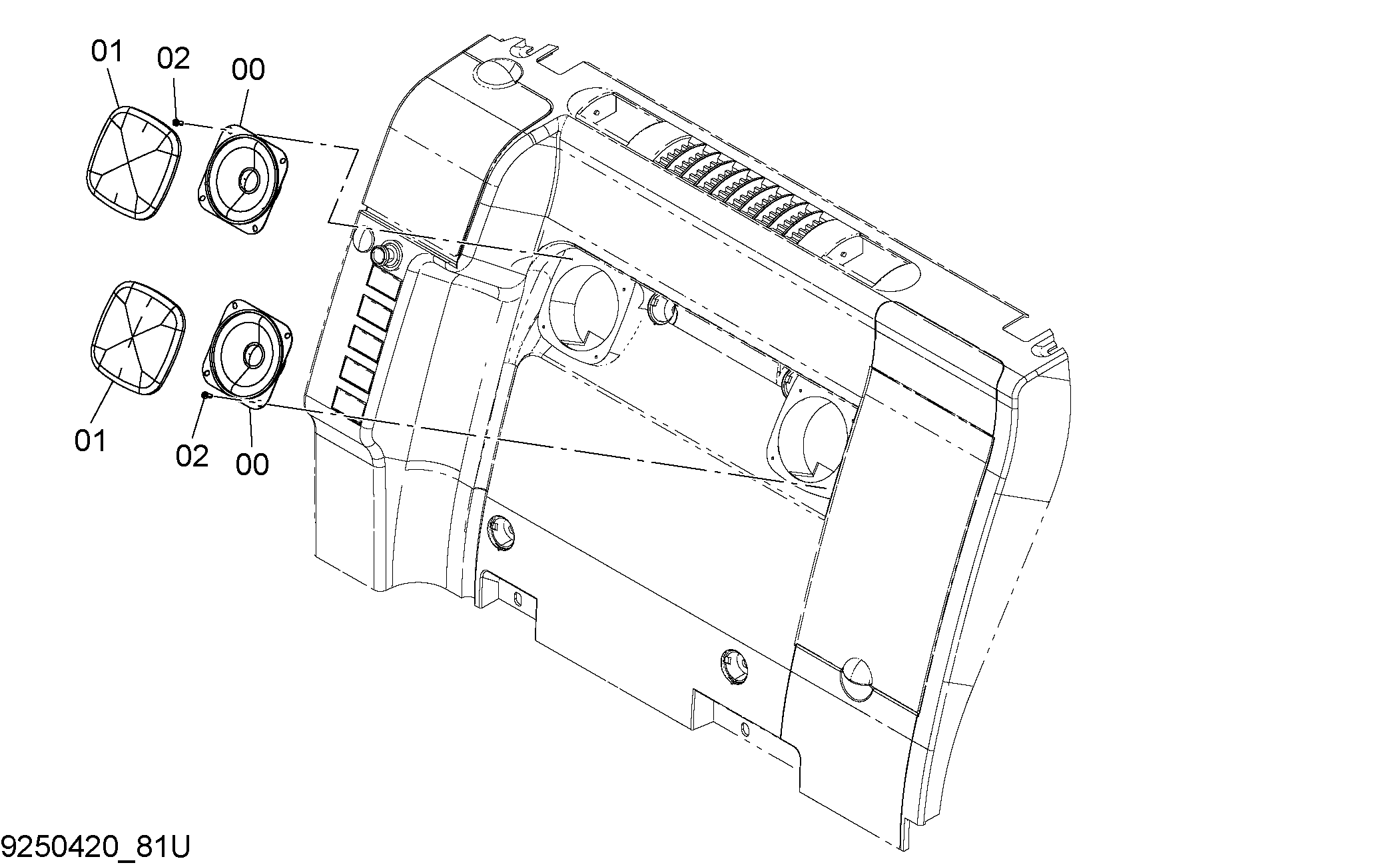 Схема Динамик HITACHI EG65R-3