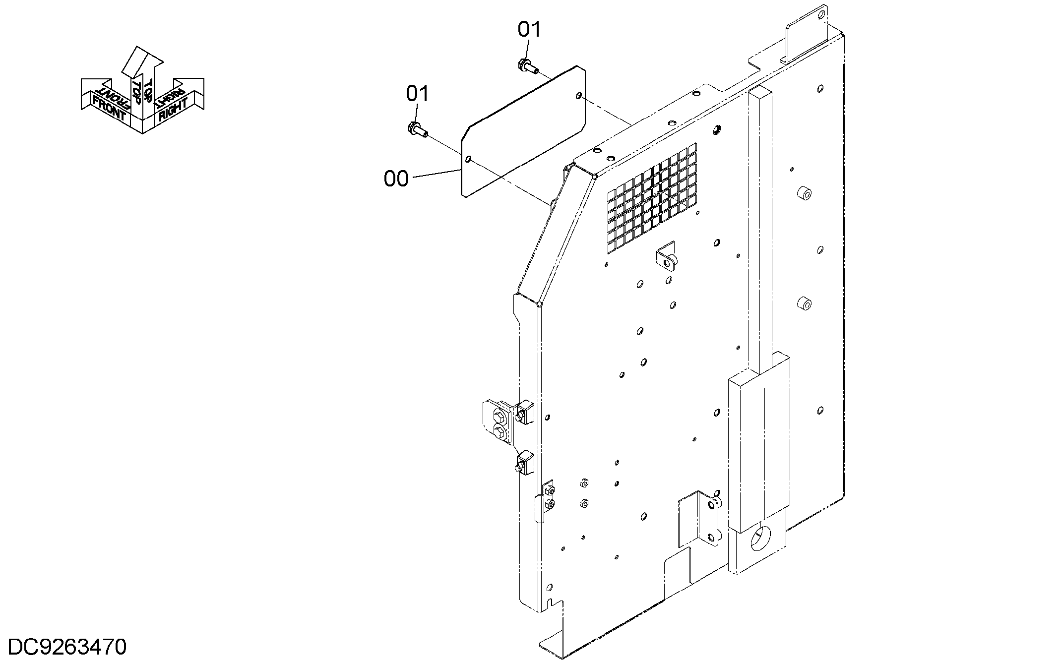 Схема PRE фильтр детали HITACHI ZX210LCH-5G