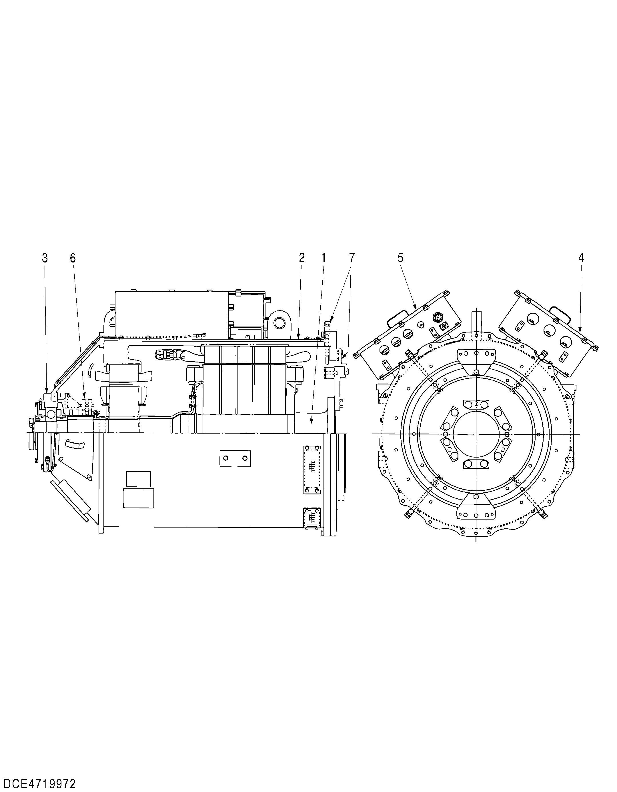 Схема Генератор HITACHI EH5000AC-3-C