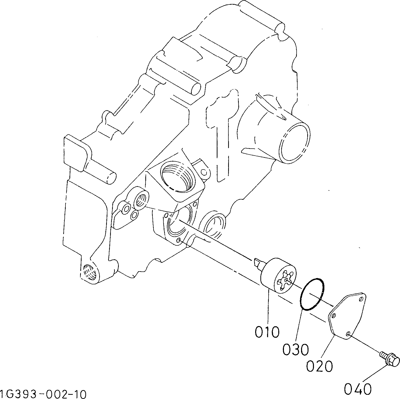 Схема Масляный насос HITACHI TSR65KDS