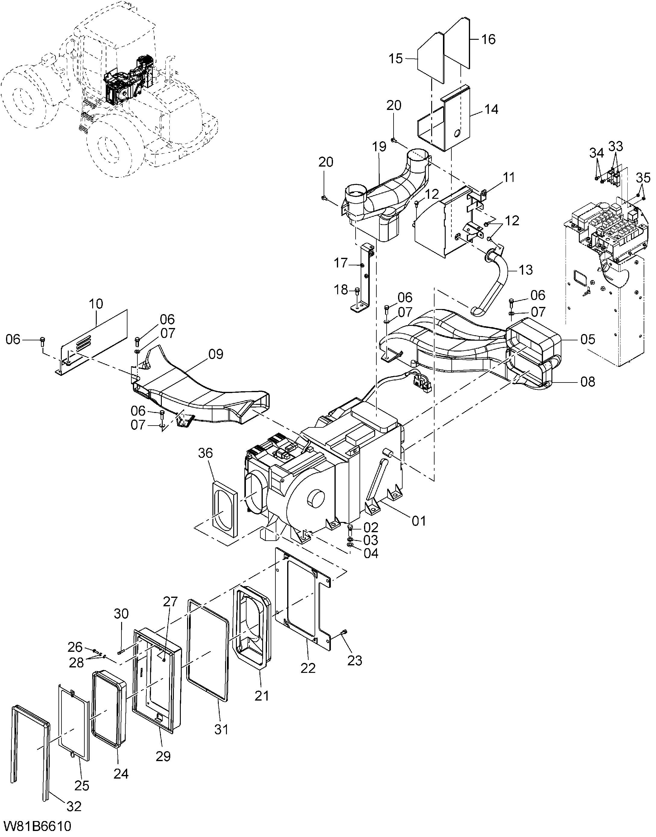 Схема Кондиционер(1) HITACHI ZW150PL