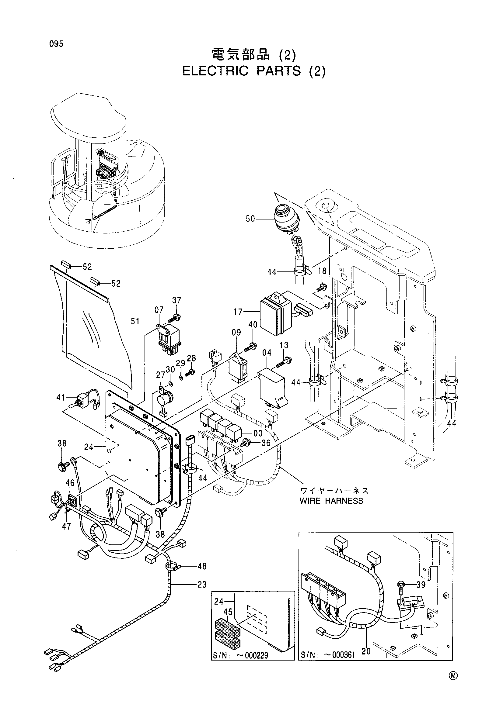 Схема Электрооборудование (2) HITACHI EX33MU