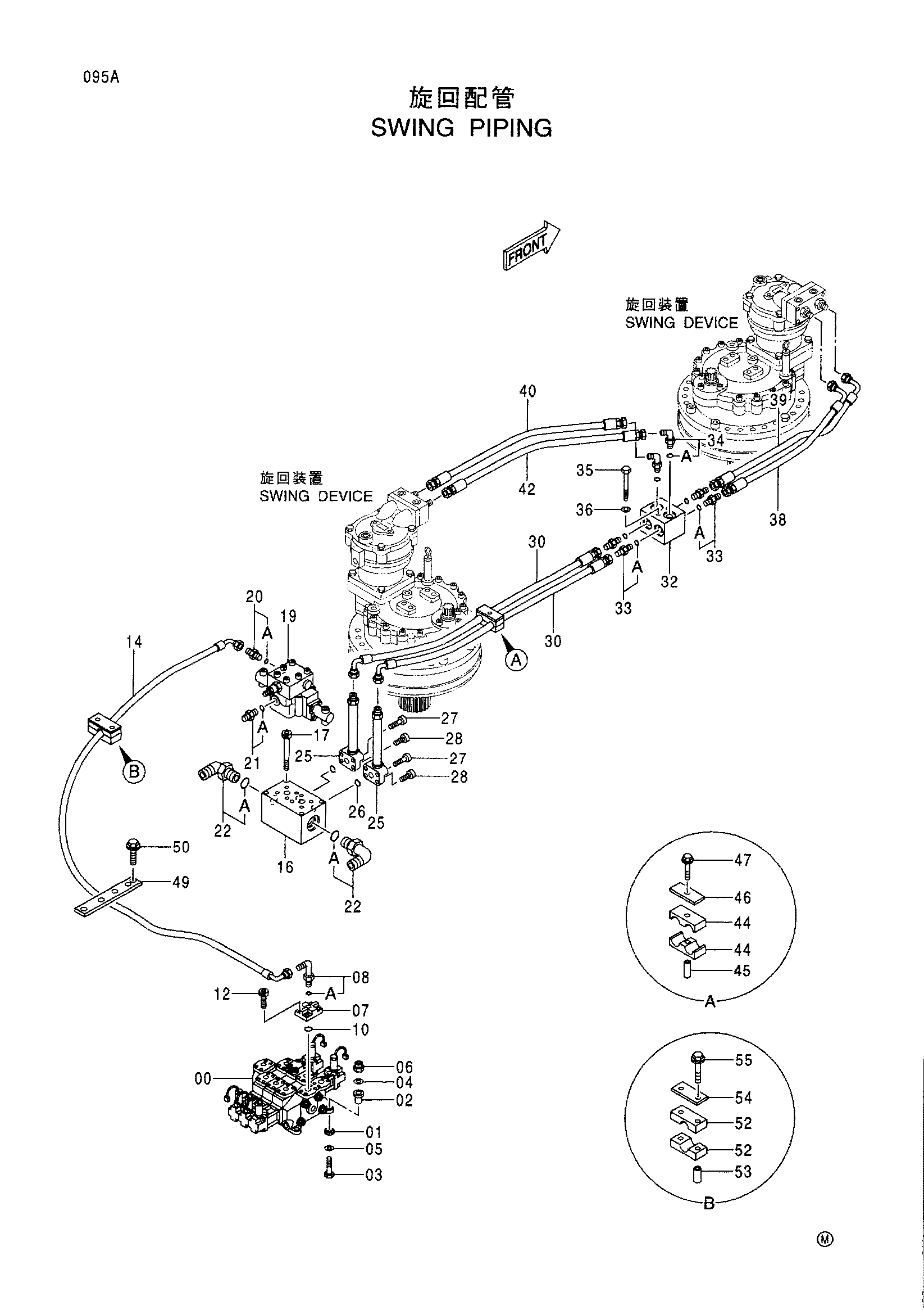 Схема Поворот трубопроводы HITACHI CX1000