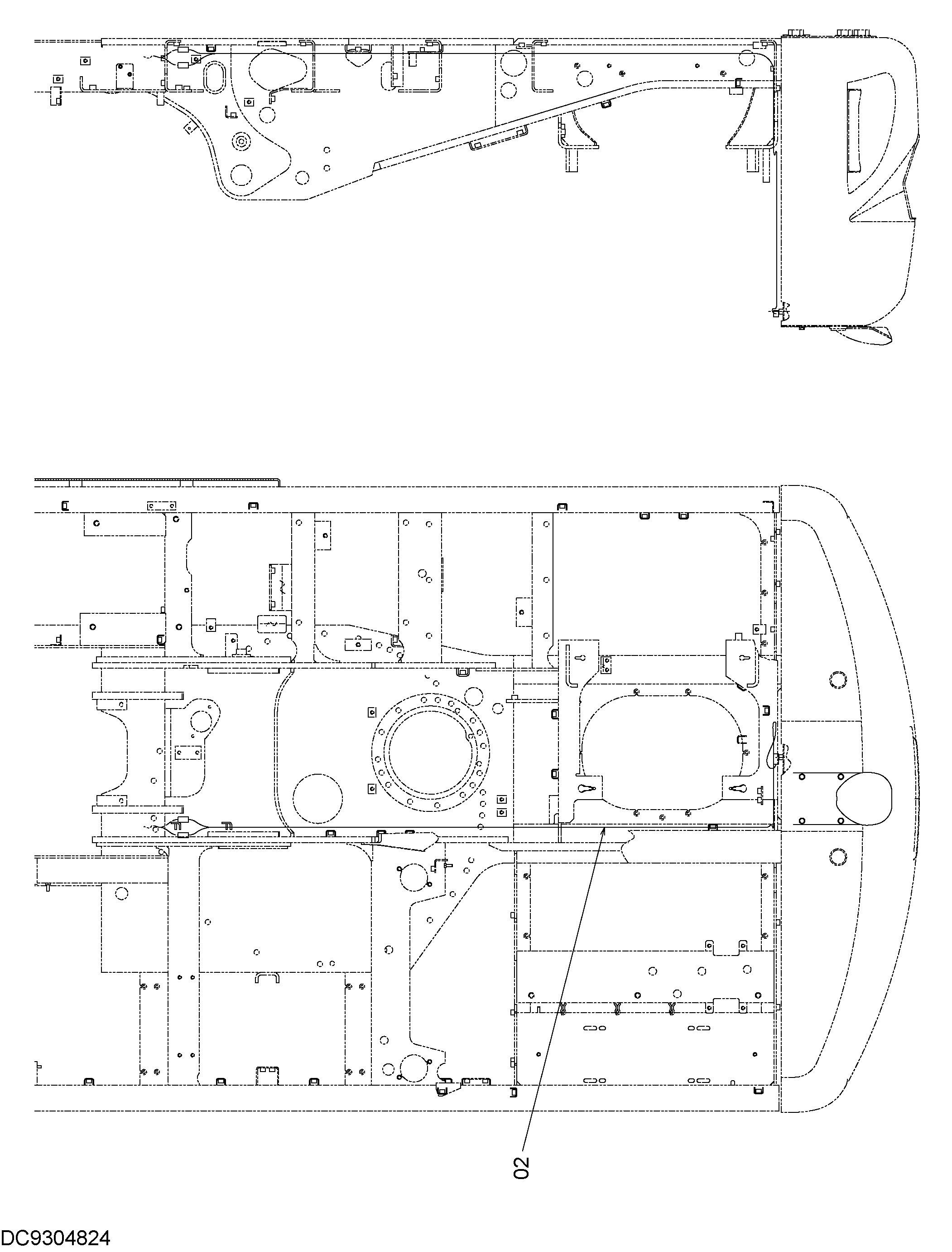 Схема Проблесковый маяк жгут проводов HITACHI ZX170W-3