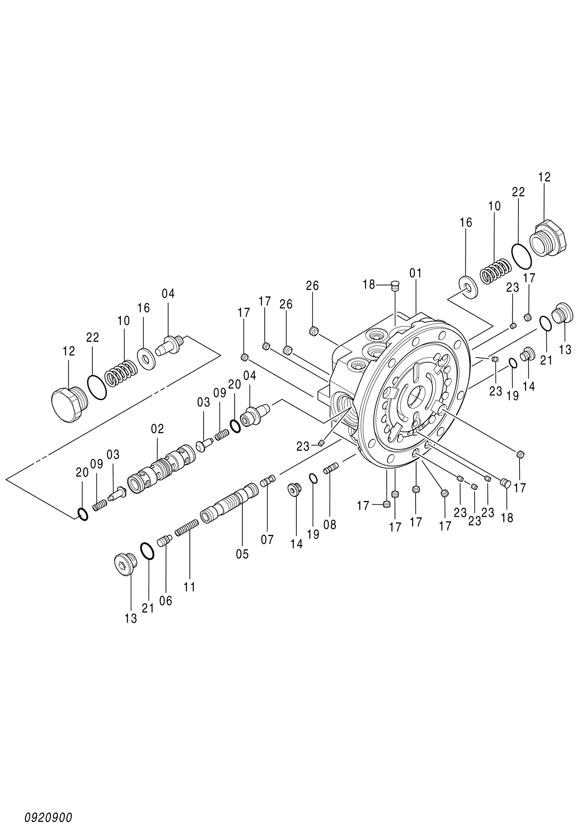 Схема Корпус HITACHI ZX35U-5N