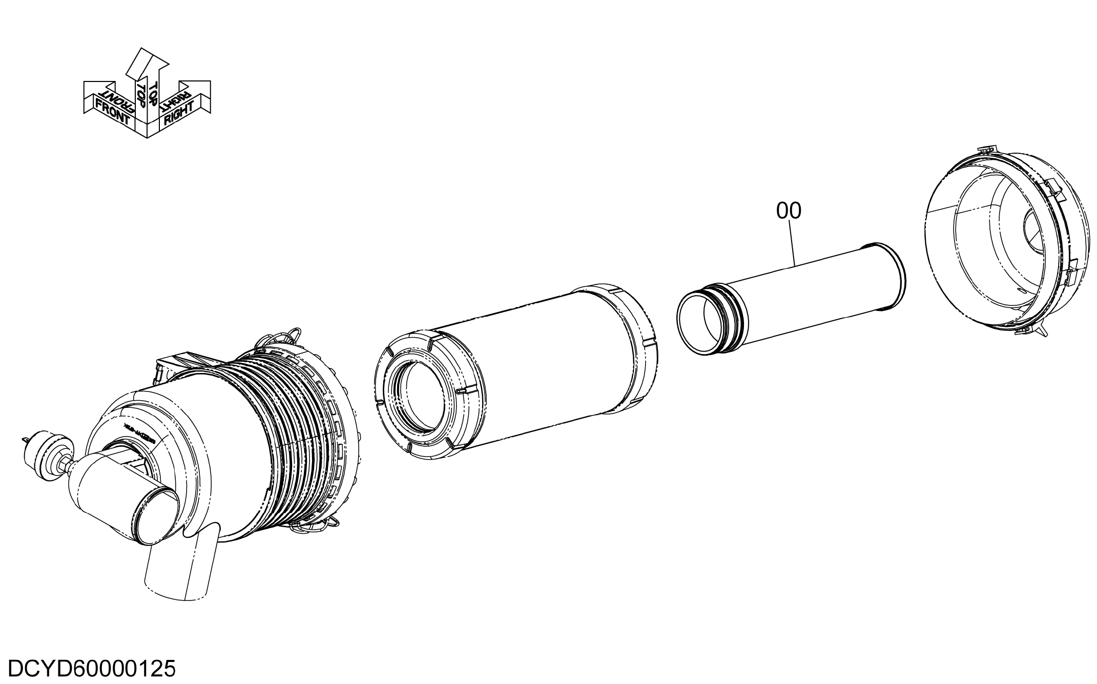 Схема Элемент (внутренний) HITACHI ZX50U-5A